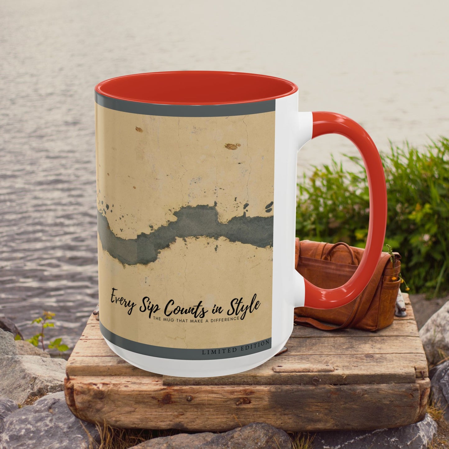 Accent Coffee Mug (11, 15oz) _ N2 Series SPW ACMUG PT2WW005_ Limited Edition Blend Style & Functionality by WesternWaves: