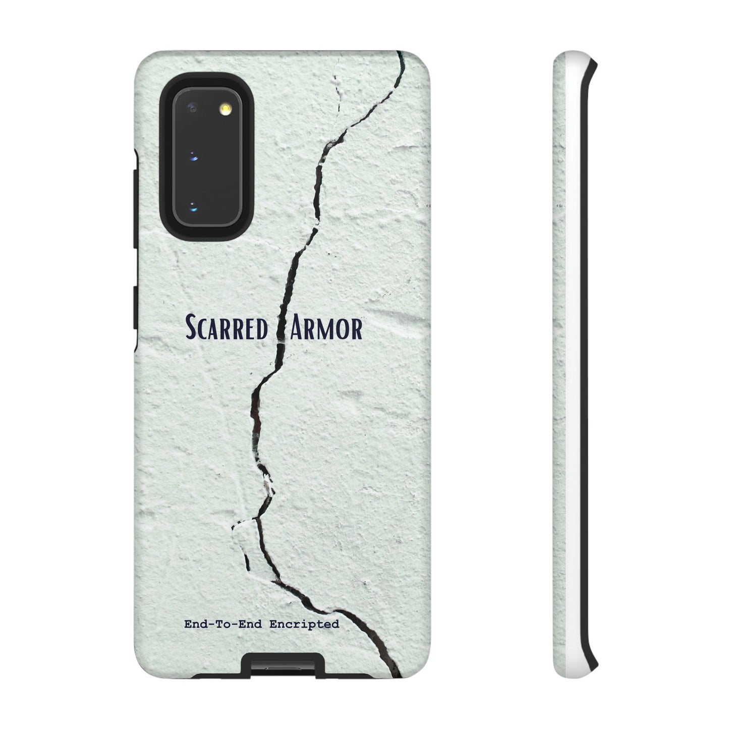 Tough Cases_ Samsung Galaxy Phone Case_ Series N8+ TCPCASE PT2WW003_ Limited Edition  Scarred Armor Design Samsung Galaxy Phone Cases by WesternWaves: