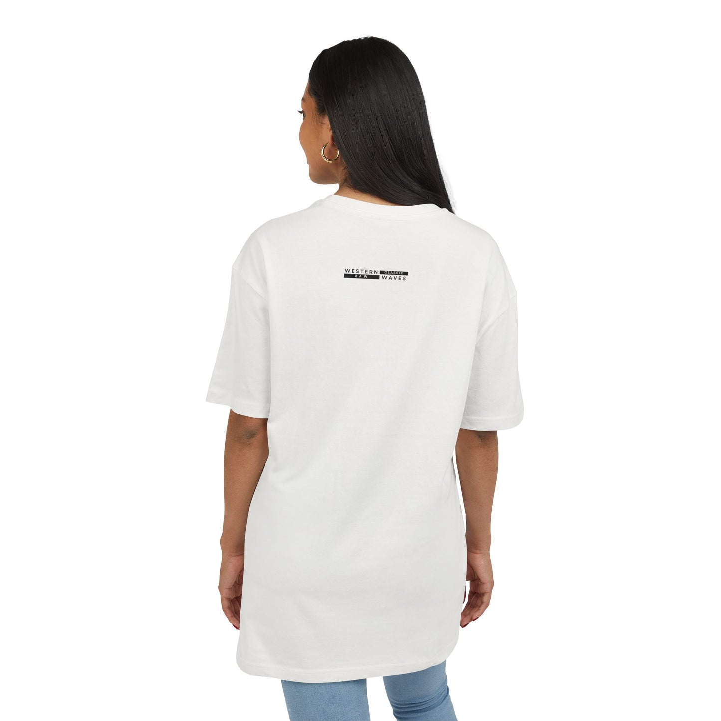 Unisex Oversized Tee_ N6+ Series USOSTEE PT2WW004_ Limited Edition by WesternWaves: