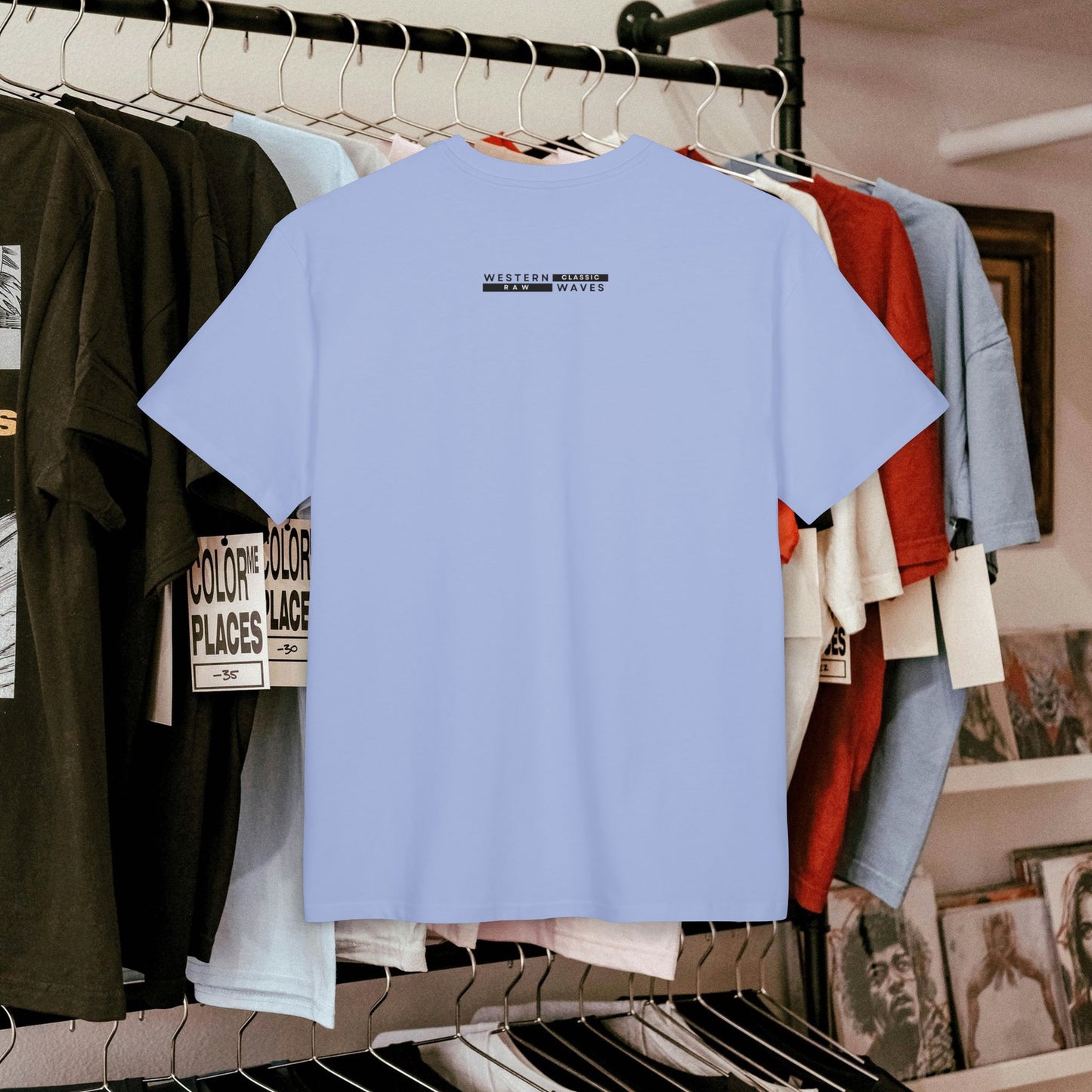 Unisex Oversized Tee_ N6+ Series USOSTEE PT2WW005_ Limited Edition by WesternWaves