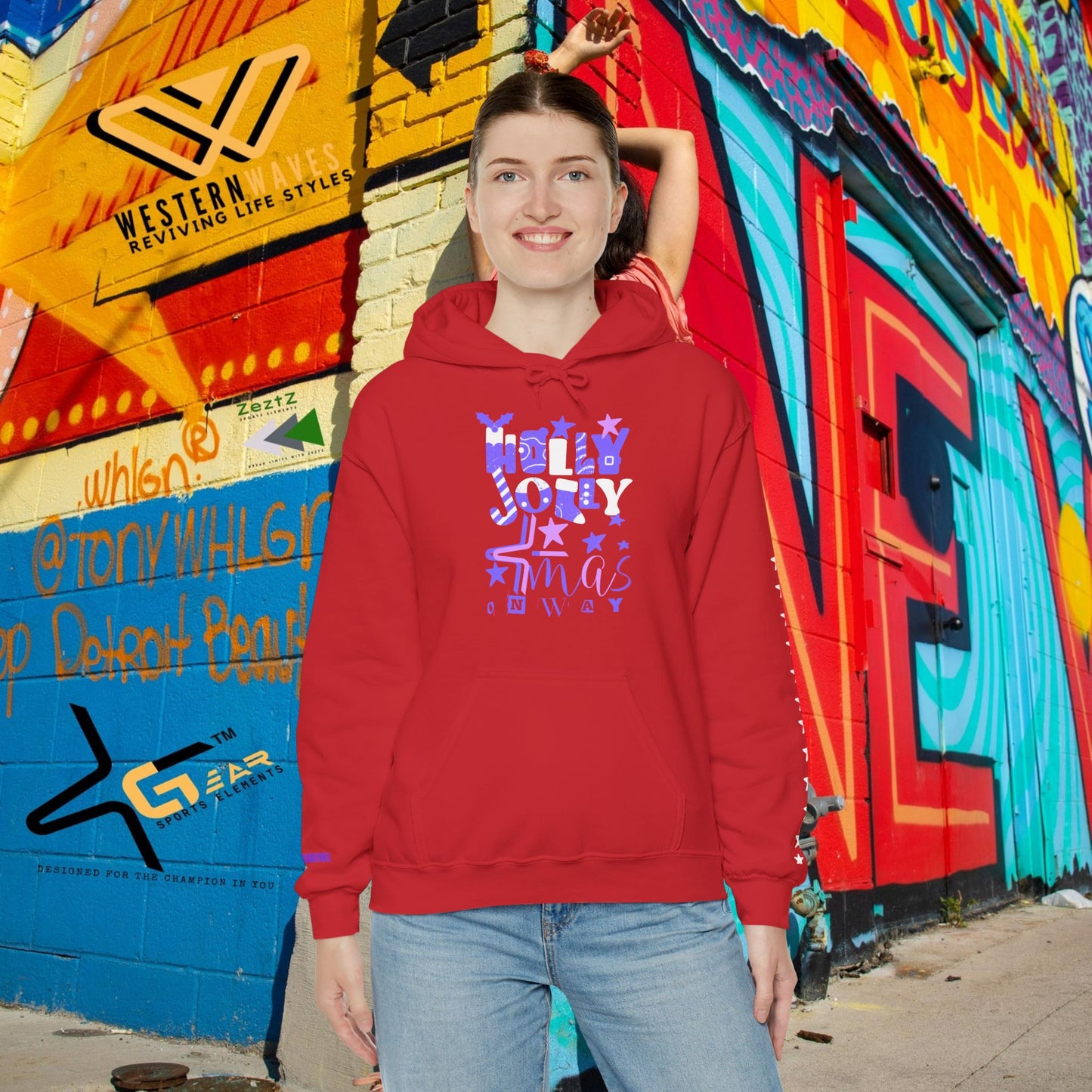 Unisex Heavy Blend™ Hooded Sweatshirt_ N2 Series SPW USHBHSS PT2WW005_Limited Edition Pinnacle of Comfort & Style by WesternWaves: