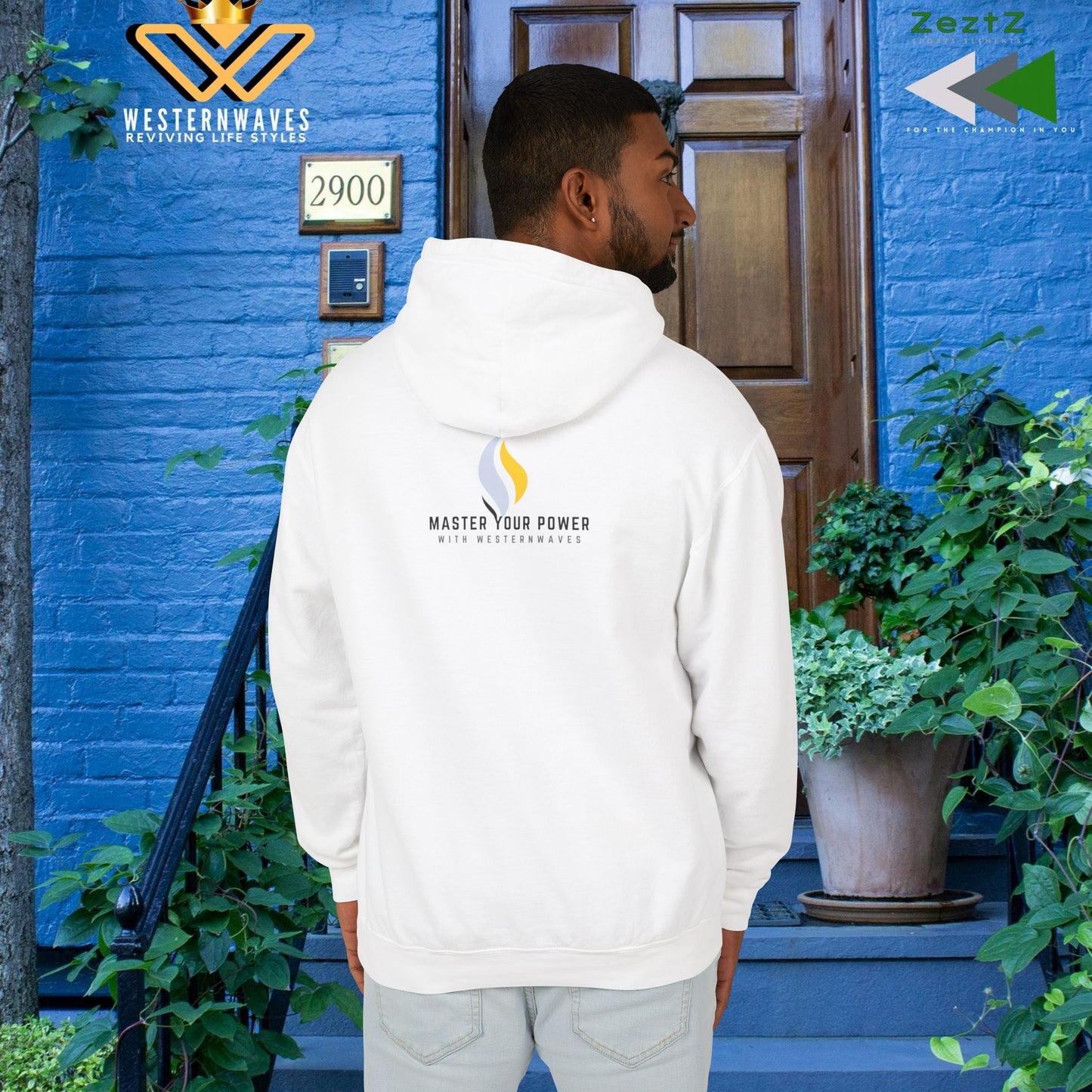 Unisex Lightweight Hooded Sweatshirt – N2 Series SPW USLWHSS PT2WW014_ Limited Edition Crafted Comfort by WesternWaves: