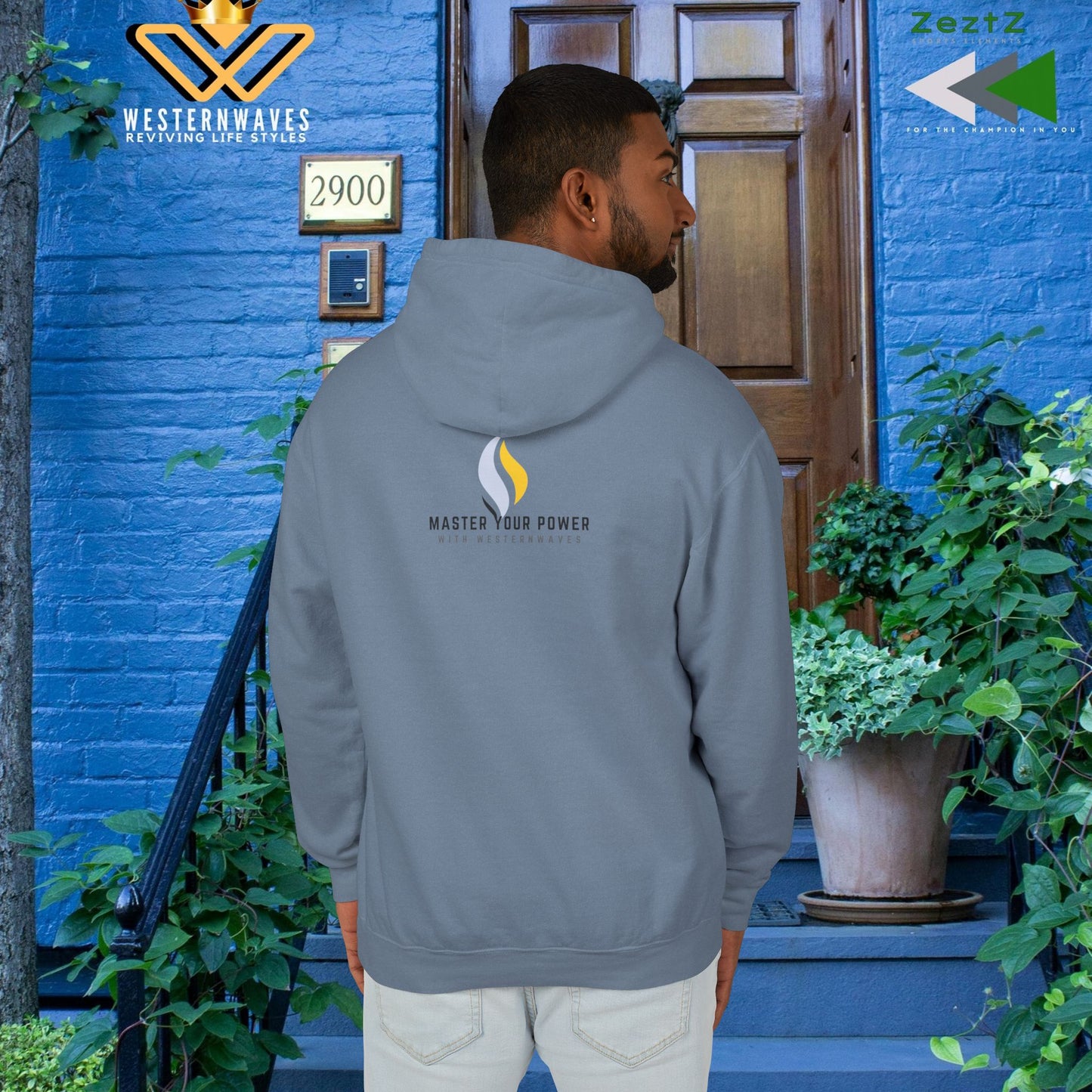 Unisex Lightweight Hooded Sweatshirt – N2 Series SPW USLWHSS PT2WW014_ Limited Edition Crafted Comfort by WesternWaves: