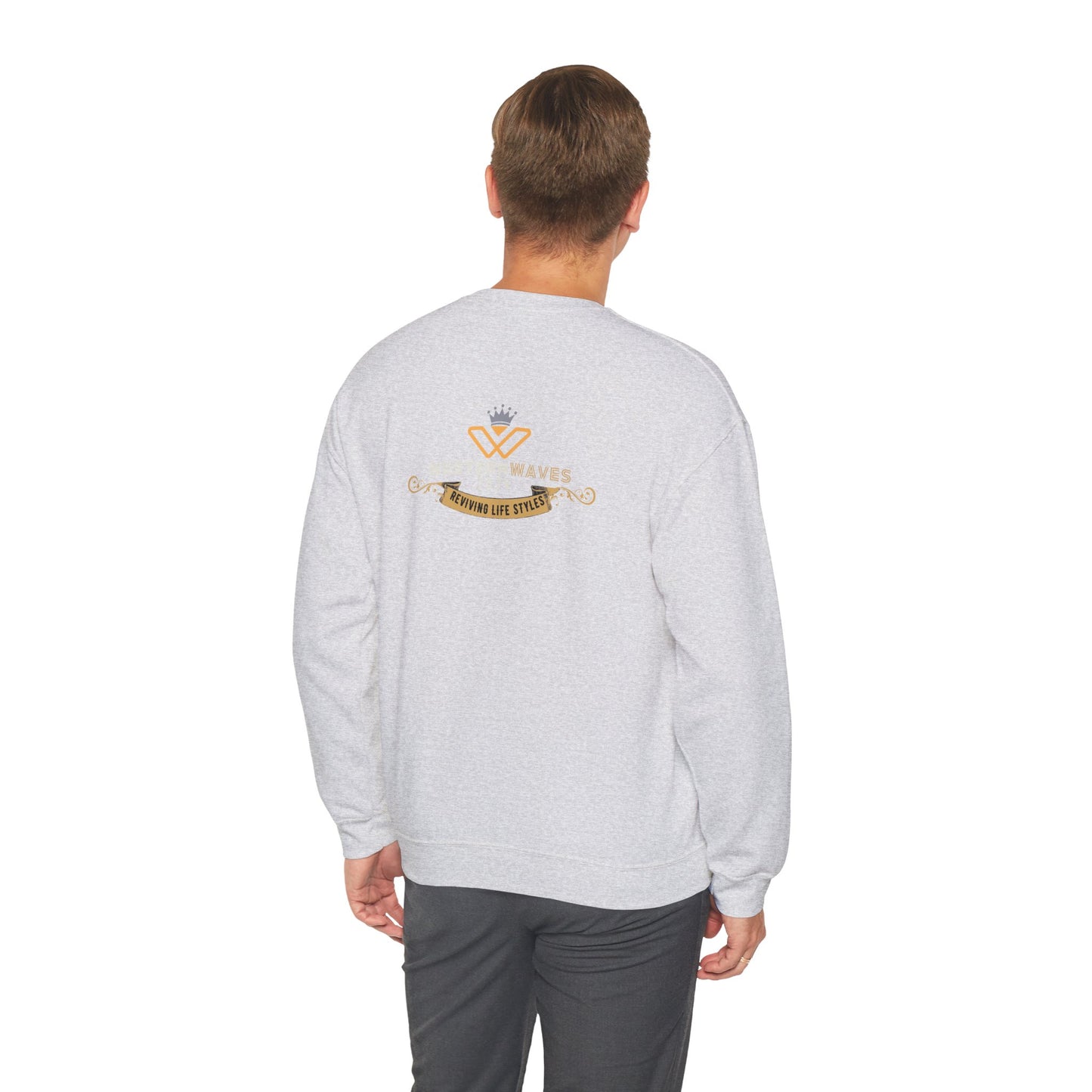 Unisex Heavy Blend™ Crewneck Sweatshirt_ N2 Series SPW UHBCSS PT2WW003_ Limited Edition Pure Luxury _ By WesternWaves: