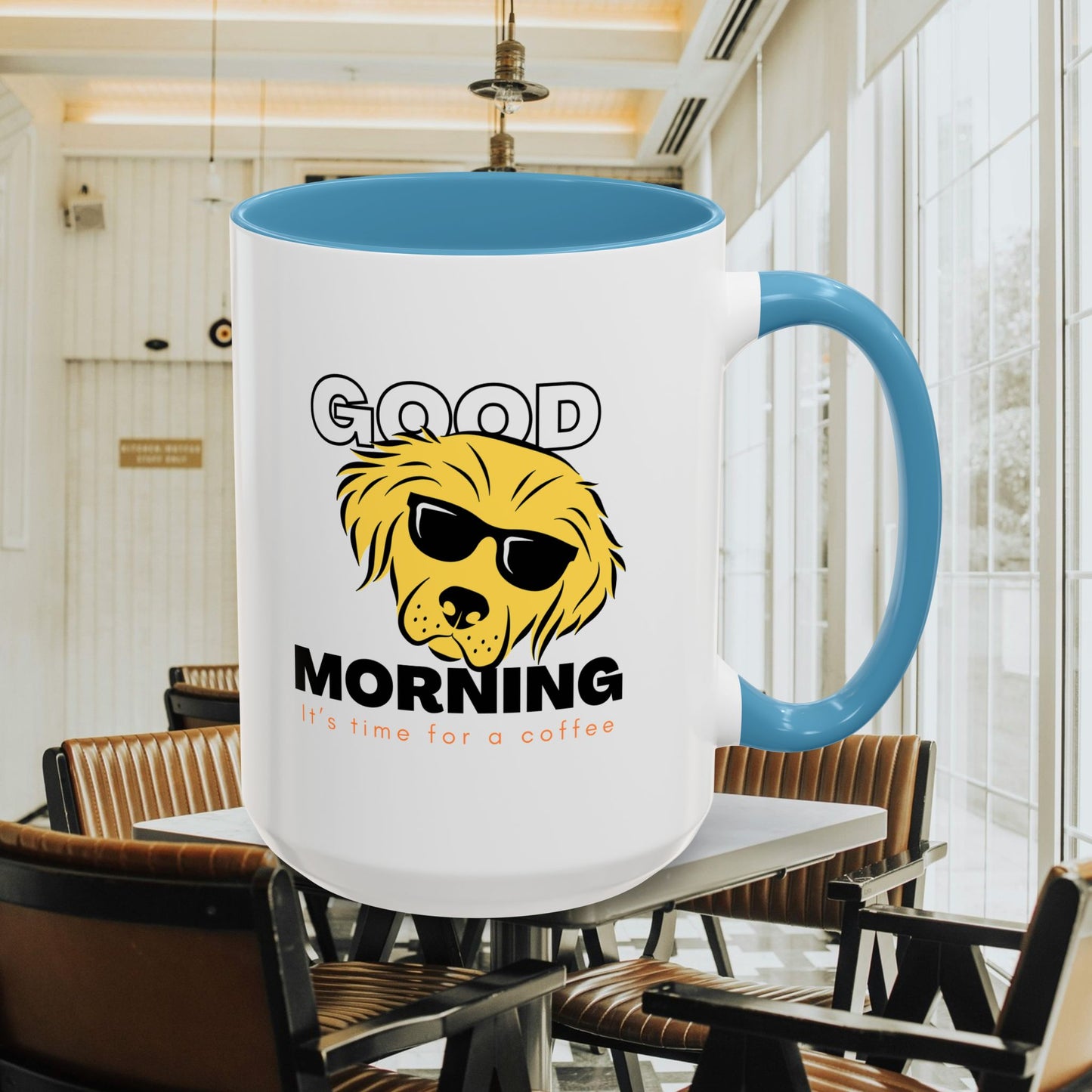 Accent Coffee Mug (11, 15oz)_ N+ Series ACMUG PT2WW012_ Limited Edition Mug by WesternWaves