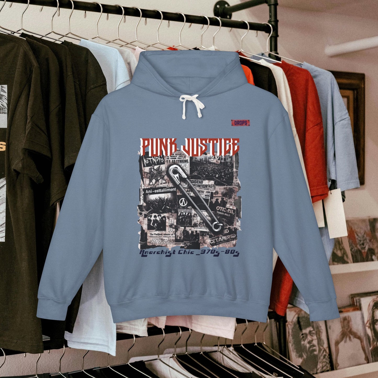 Punk Justice Unisex Lightweight Hoodie_ 01 Sep 2025_ Retro Punk Sweatshirt, 80s Inspired Hooded Sweatshirt, Streetwear Fashion Hoodie, Casual [...]