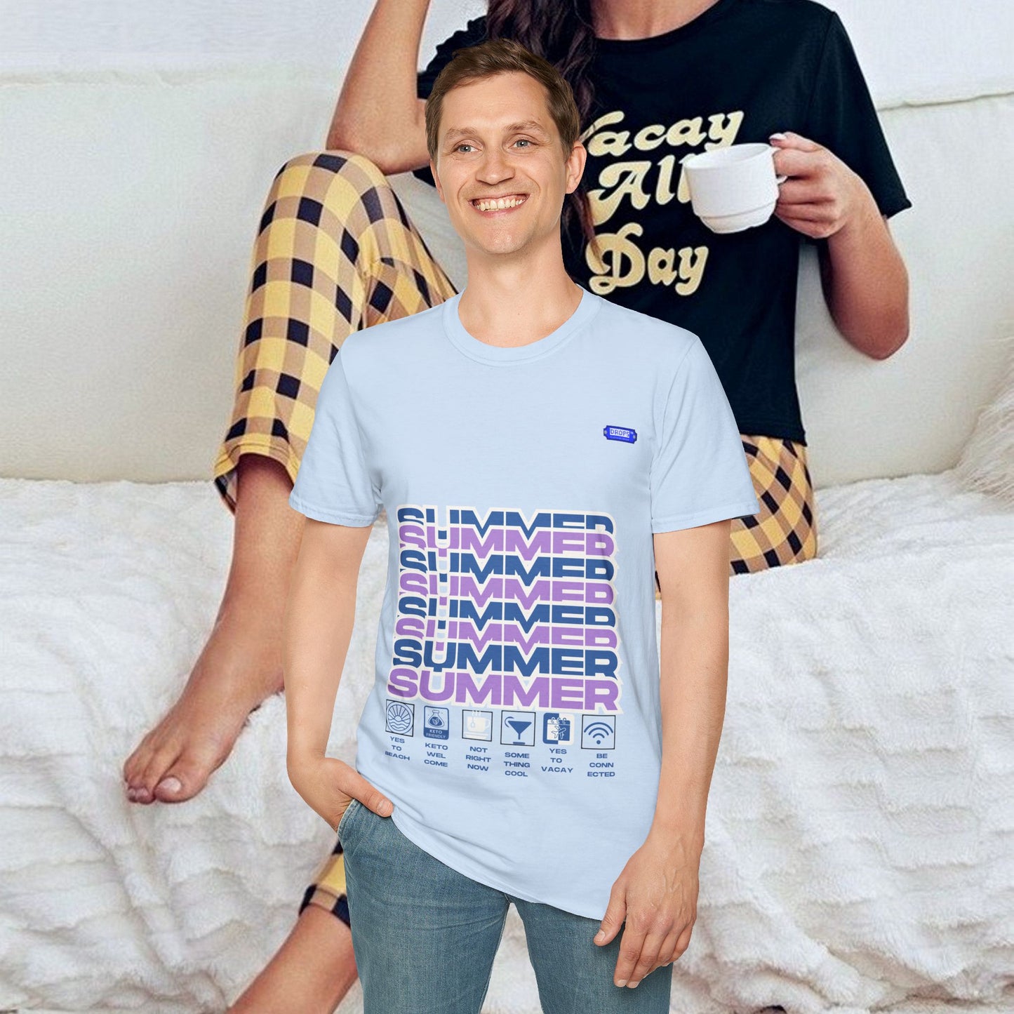 Unisex Softstyle T-Shirt_ N2* Series SPW USSTS FT2WW010_ Redefine Relaxation Limited Edition by WesternWaves: