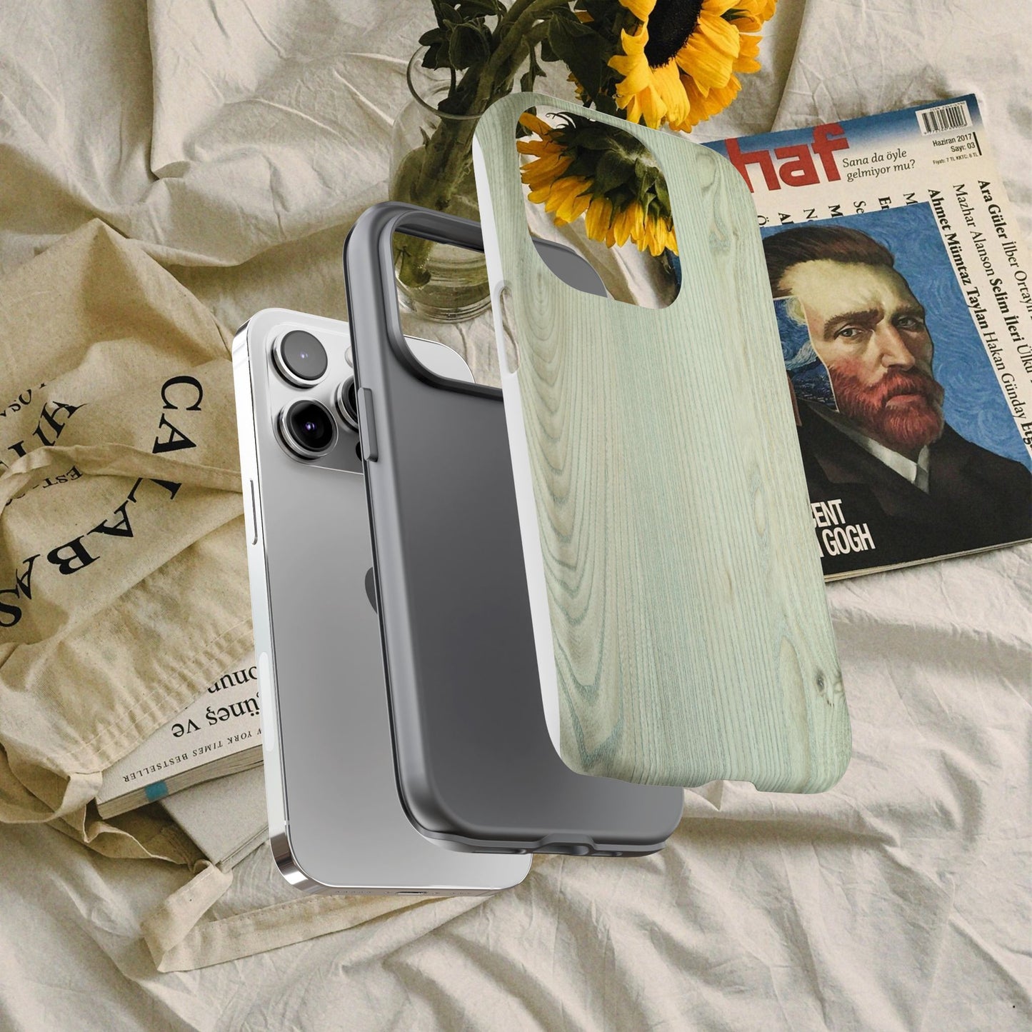 Tough Cases_ iPhone Case_ Series N8+ TCPCASE PT2WW005_ Limited Edition  Wooden Grain Phone Case for iPhones by WesternWaves_
