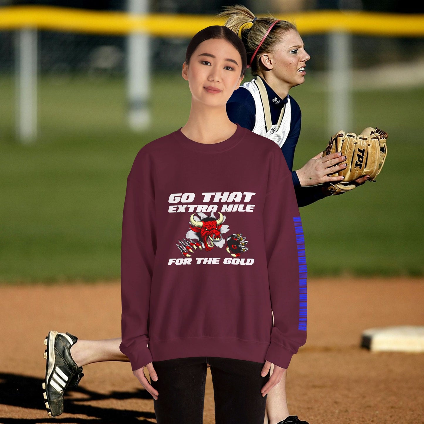 Unisex Heavy Blend™ Crewneck Sweatshirt_ N2 Sports Series SPW UHBCSS PT2WW005_ Limited Edition ‘Zeztz’ Brand Sports Elements by WesternWaves: