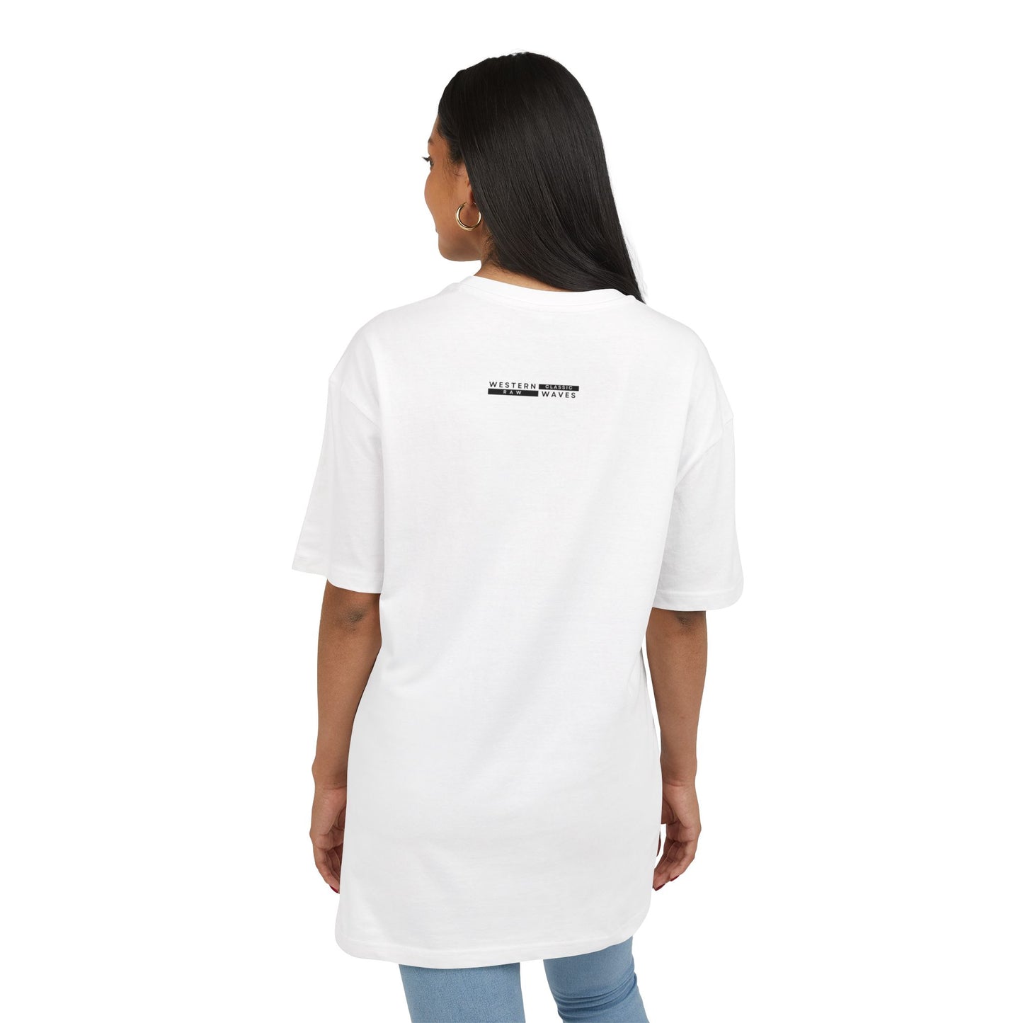 Unisex Oversized Tee_ N6+ Series USOSTEE PT2WW004_ Limited Edition by WesternWaves:
