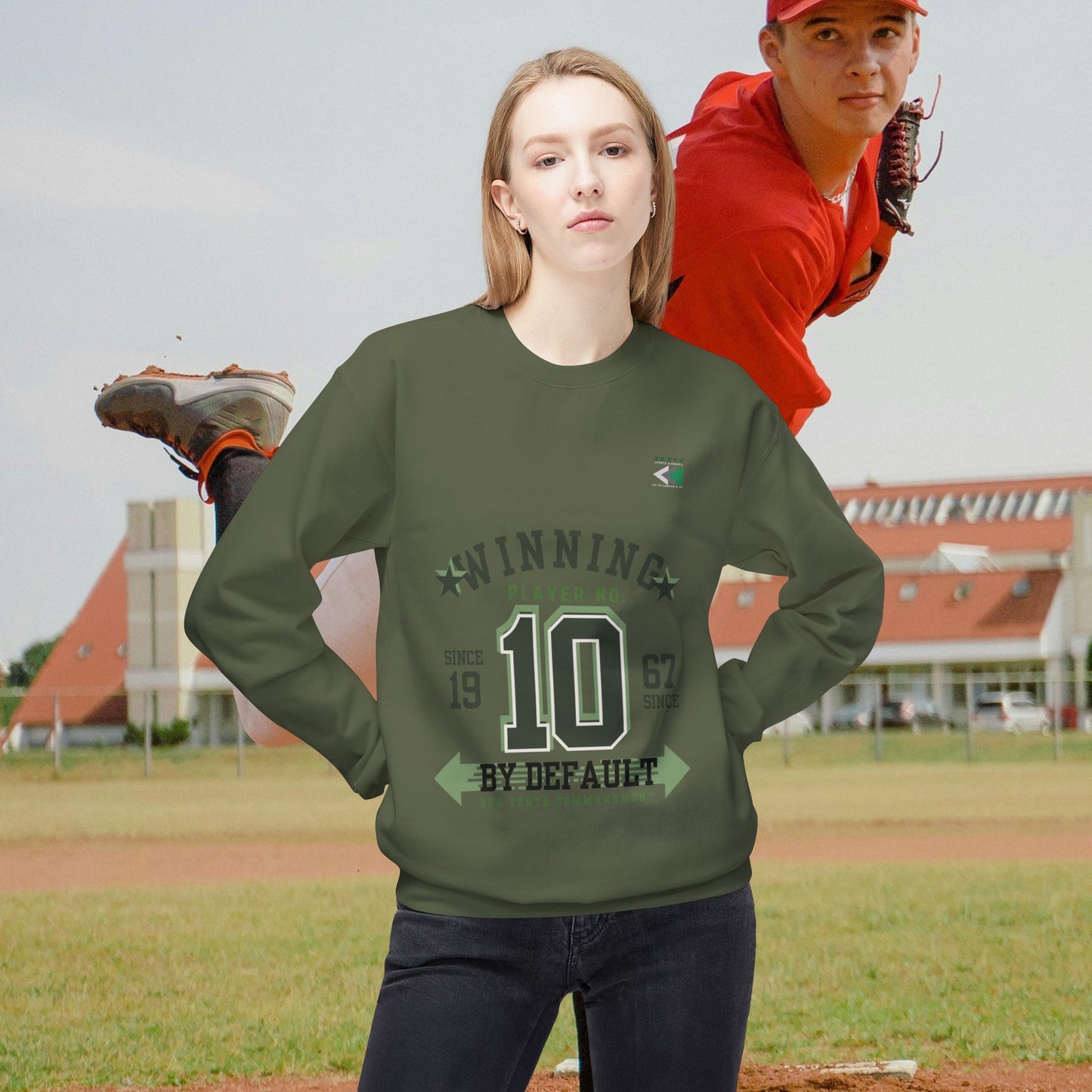 Unisex Midweight Softstyle Fleece Crewneck Sweatshirt_ N2 Series USMWSSFCNSS PT2WW001_ ‘ZeztZ’ Brand Limited Edition Statement of Style & Sustainability by WesternWaves: