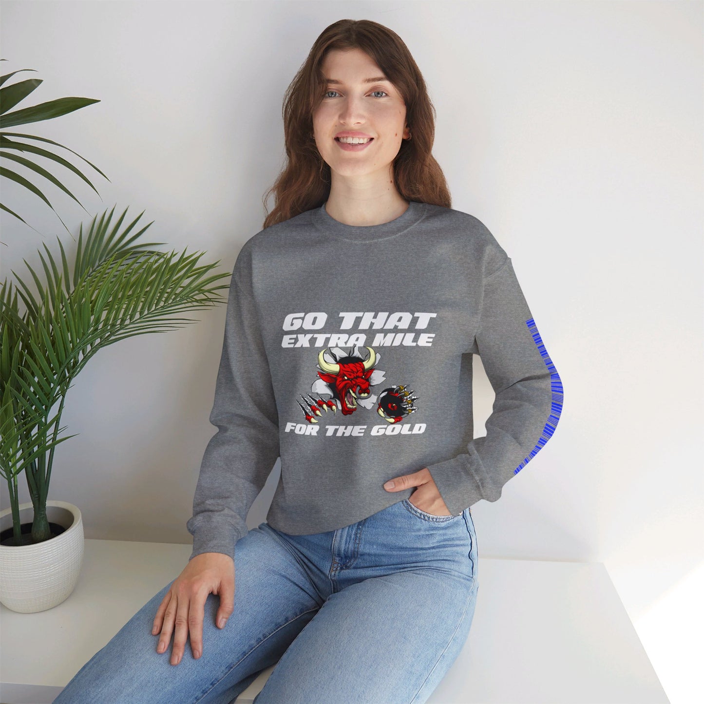 Unisex Heavy Blend™ Crewneck Sweatshirt_ N2 Sports Series SPW UHBCSS PT2WW005_ Limited Edition ‘Zeztz’ Brand Sports Elements by WesternWaves: