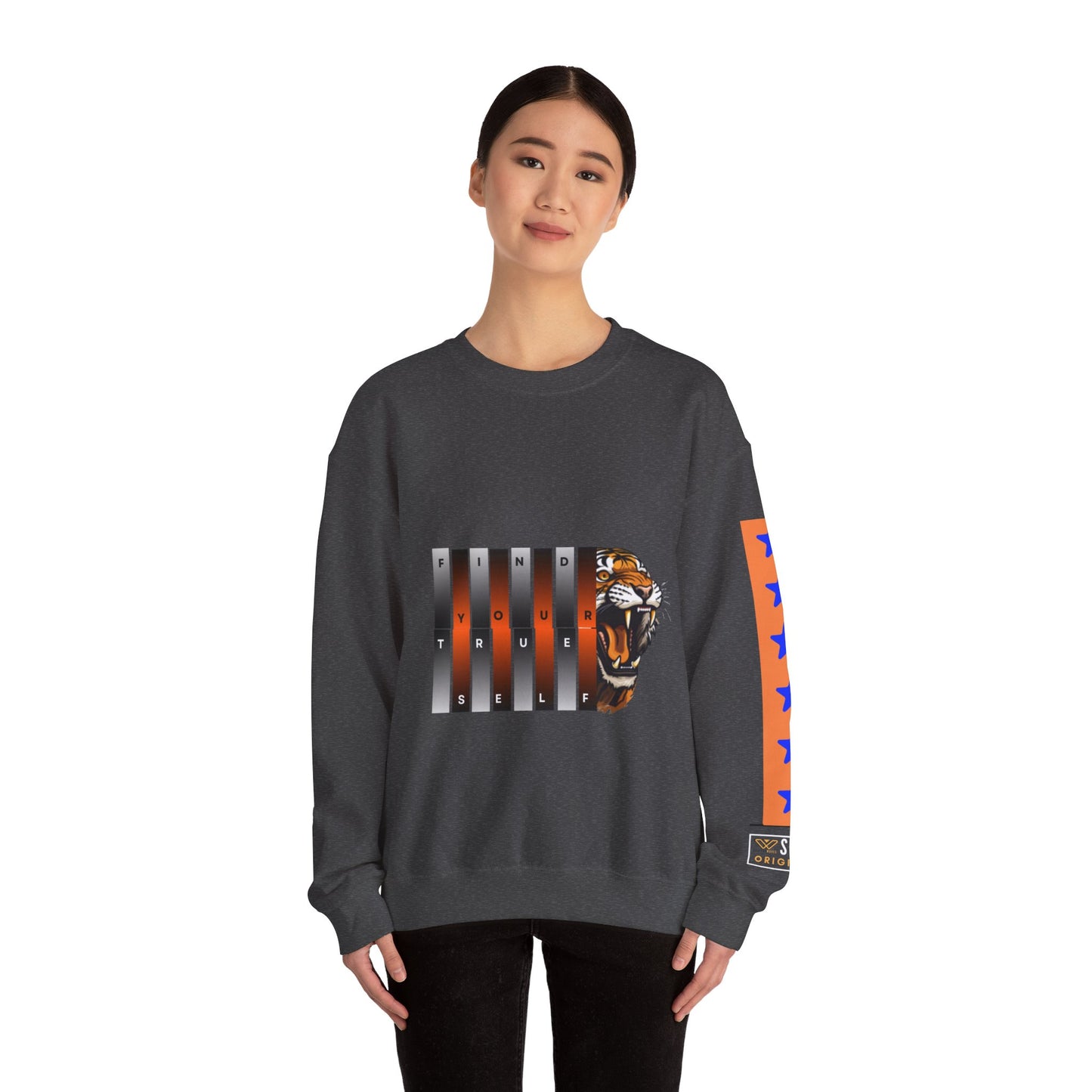 Unisex Heavy Blend™ Crewneck Sweatshirt_ N2 Series SPW UHBCSS PT2WW011_ Limited Edition Pure Luxury  By WesternWaves: