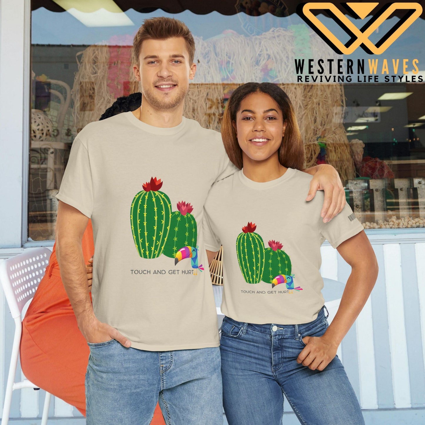 Unisex Heavy Cotton Tee_ Crafted from premium 100% cotton_ N2 Series SPW UHCT PT2WW001_ Limited Edition Comfort & Durability by WesternWaves: