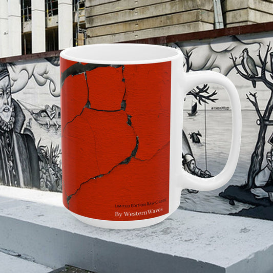 Ceramic Mug (11oz, 15oz)_ N3+ Series CM11, 15OZ PT2WW010_ Limited Edition Ceramic Masterpiece by WesternWaves: