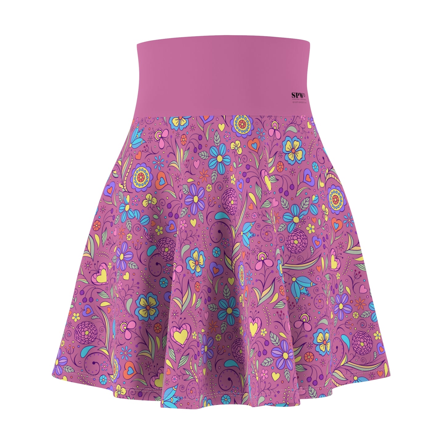 Women's Skater Skirt (AOP)_N Series SPW WSSAOP PT2WW003_Freedom Flare Limited Edition by WesternWaves