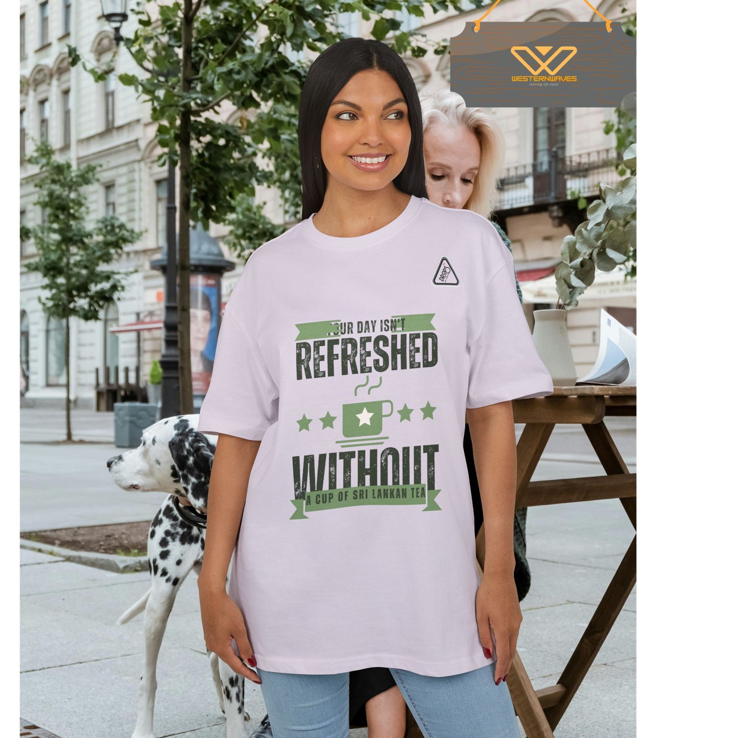Unisex Oversized Tee_ N6+ Series USOSTEE PT2WW005_ Limited Edition by WesternWaves