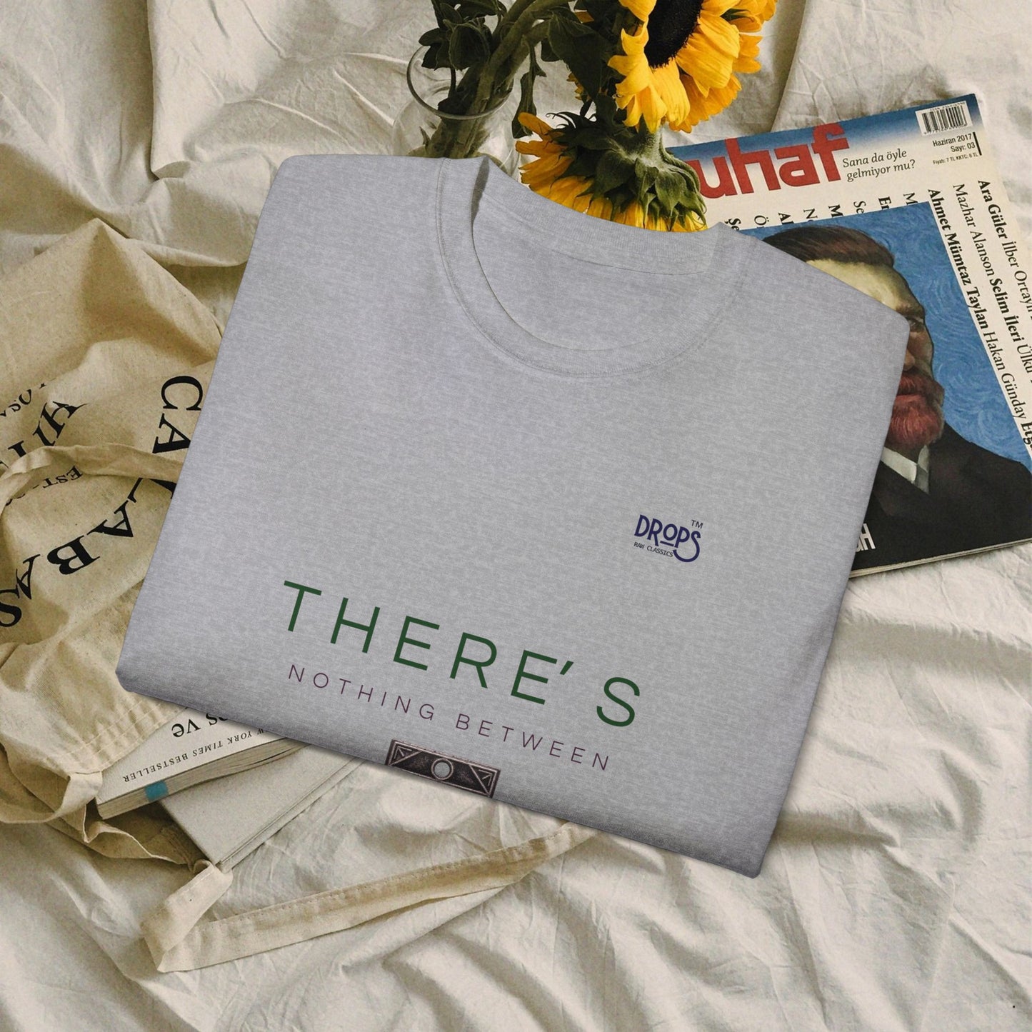Unisex Ultra Cotton Tee - "There's Nothing Between Screens, Dreams & Fantasy" T-Shirt - Perfect for Dreamers and Creatives_ 07 May 2025_ 001