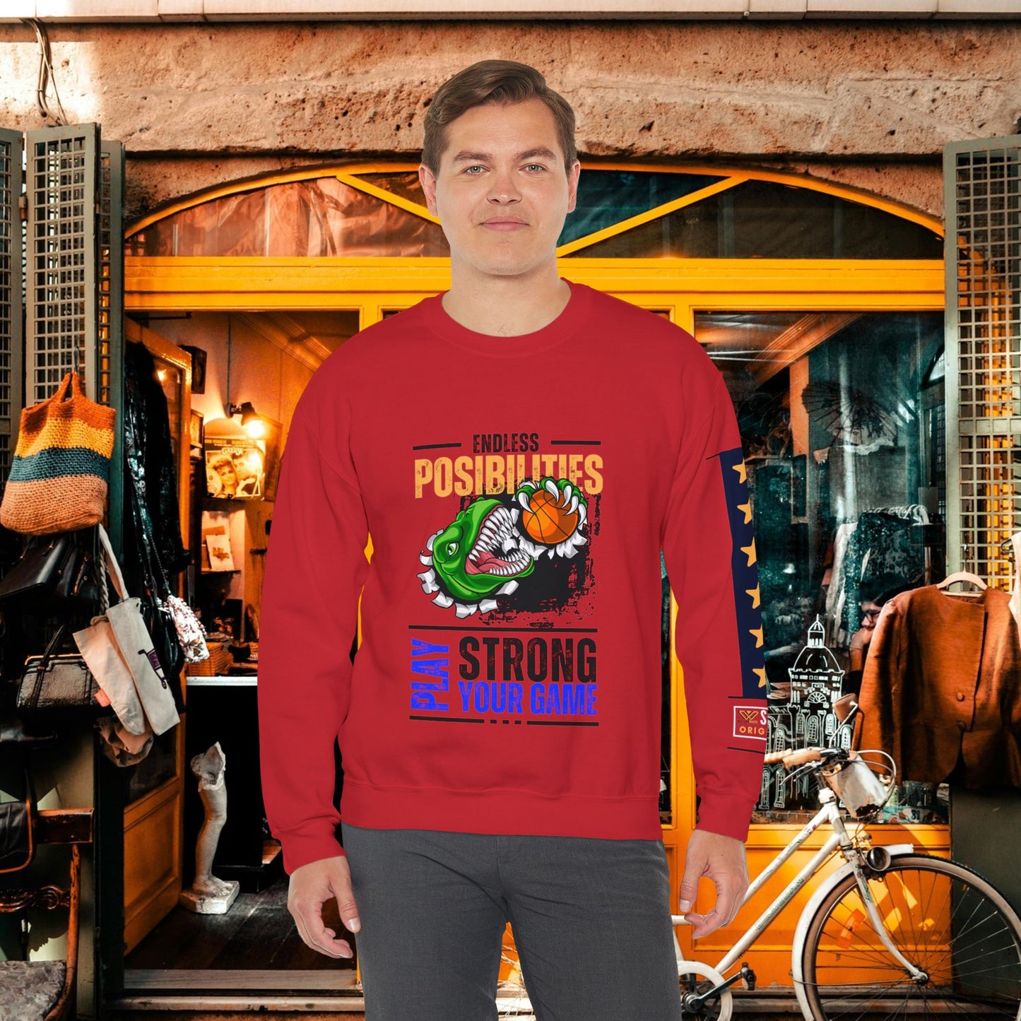 Unisex Heavy Blend™ Crewneck Sweatshirt_ N2 Series SPW UHBCSS PT2WW015_ Limited Edition Pure Luxury  By WesternWaves: