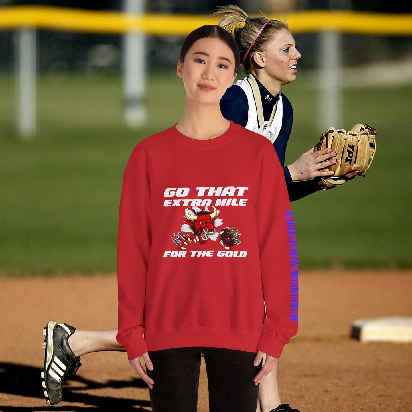 Unisex Heavy Blend™ Crewneck Sweatshirt_ N2 Sports Series SPW UHBCSS PT2WW005_ Limited Edition ‘Zeztz’ Brand Sports Elements by WesternWaves: