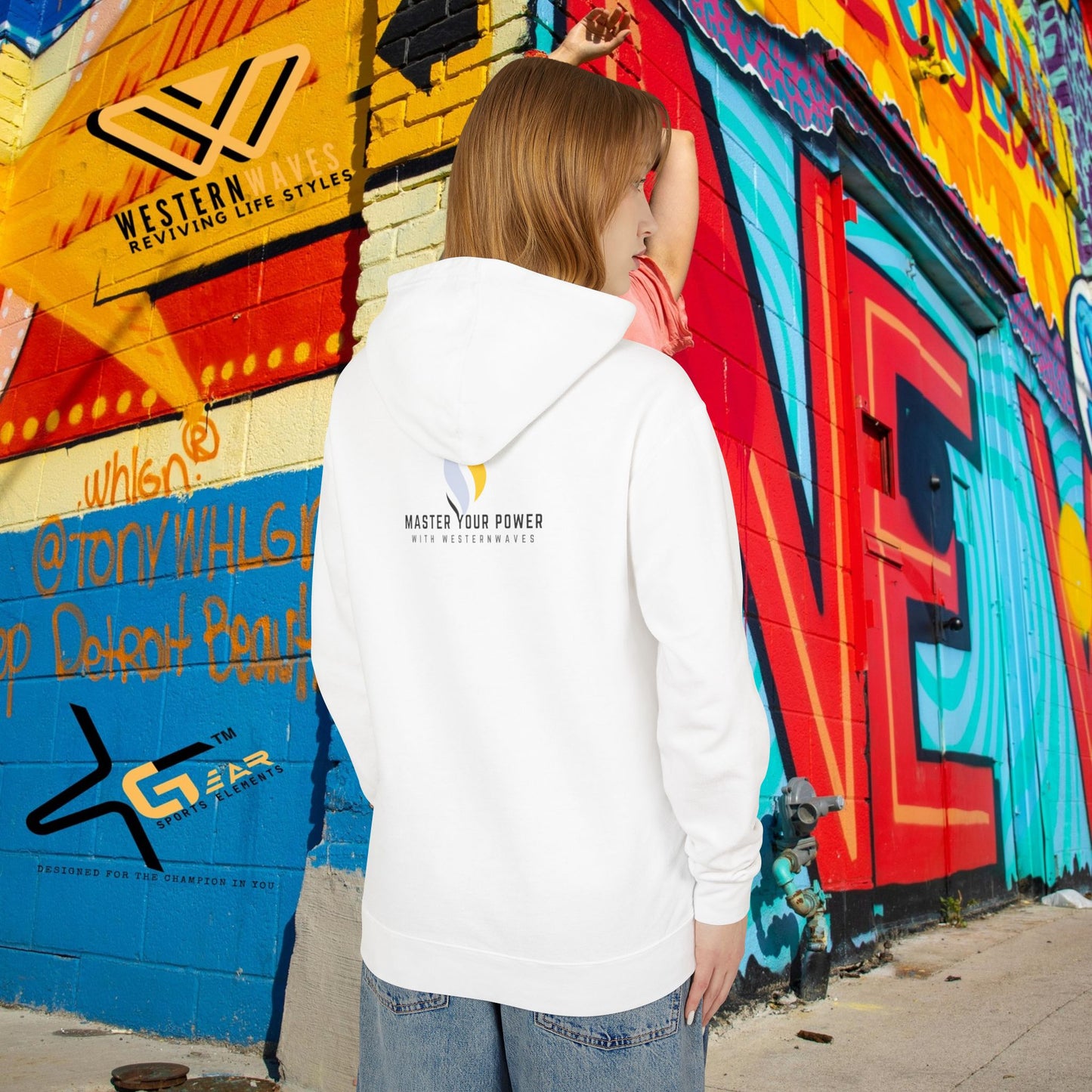 Unisex Lightweight Hooded Sweatshirt – N2 Series SPW USLWHSS PT2WW007_ Limited Edition Crafted Comfort by WesternWaves: