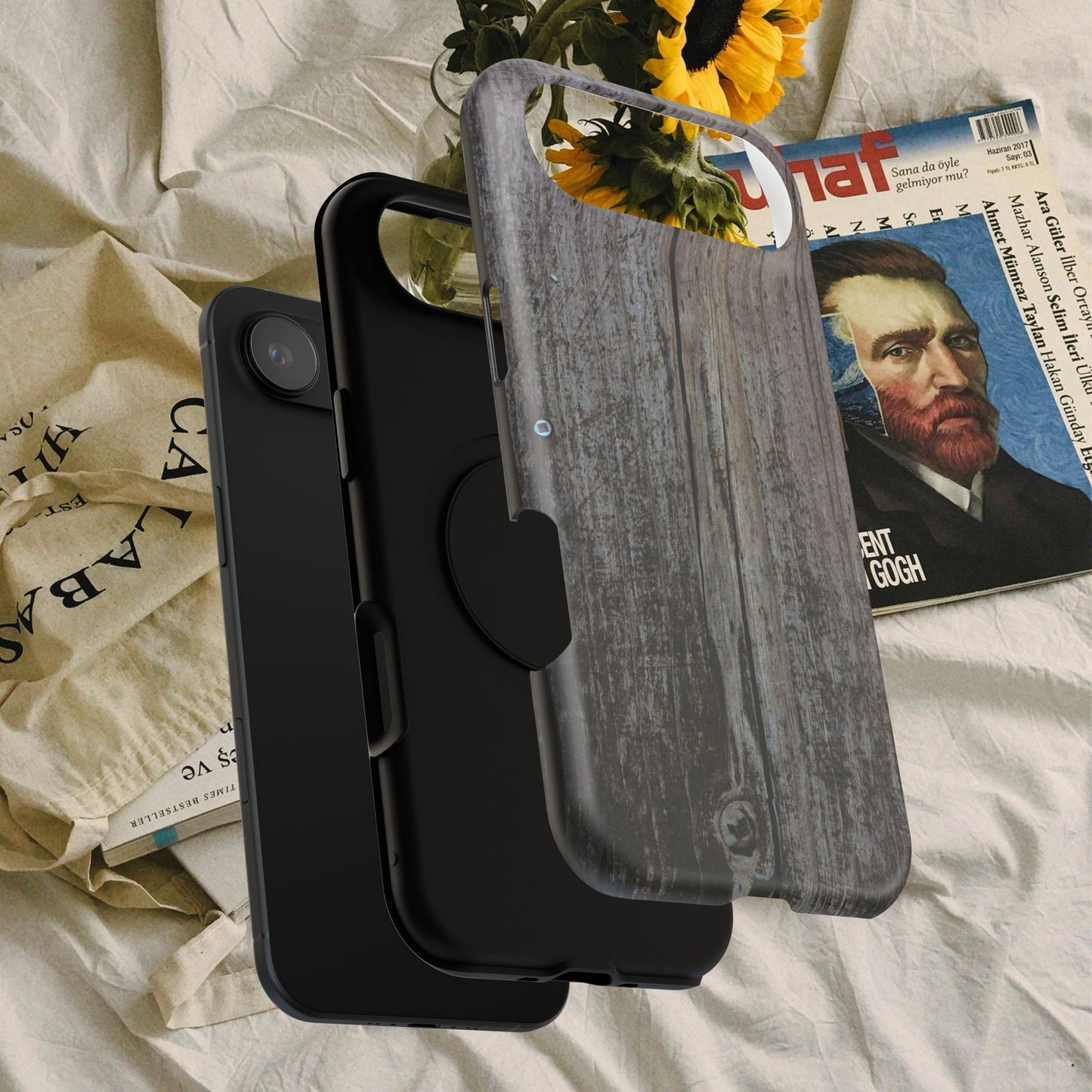 Impact-Resistant Tough Cases_ iPhone Case_ Series N8+ TCPCASE PT2WW006_ Limited Edition  Wooden Grain Phone Case for iPhones by WesternWaves:
