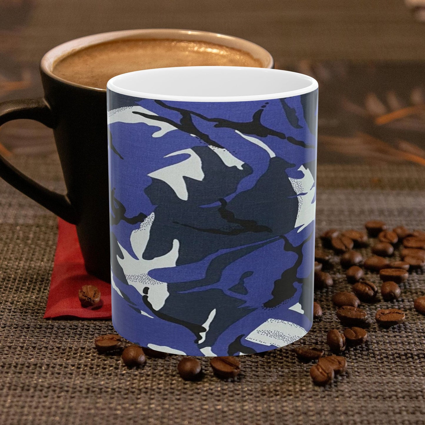 Ceramic Mug, (11oz, 15oz)_ N2+ Series CM10OZ&15OZ PT2WW005_ Limited Edition by WesternWaves: