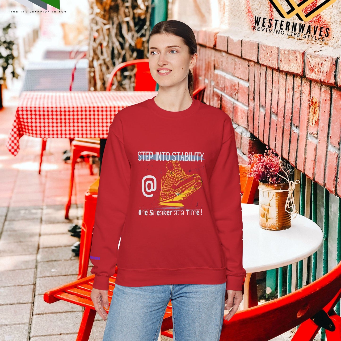 Unisex Heavy Blend™ Crewneck Sweatshirt_ N2 Series SPW UHBCSS PT2WW033_ Limited Edition Pure Luxury  By WesternWaves: