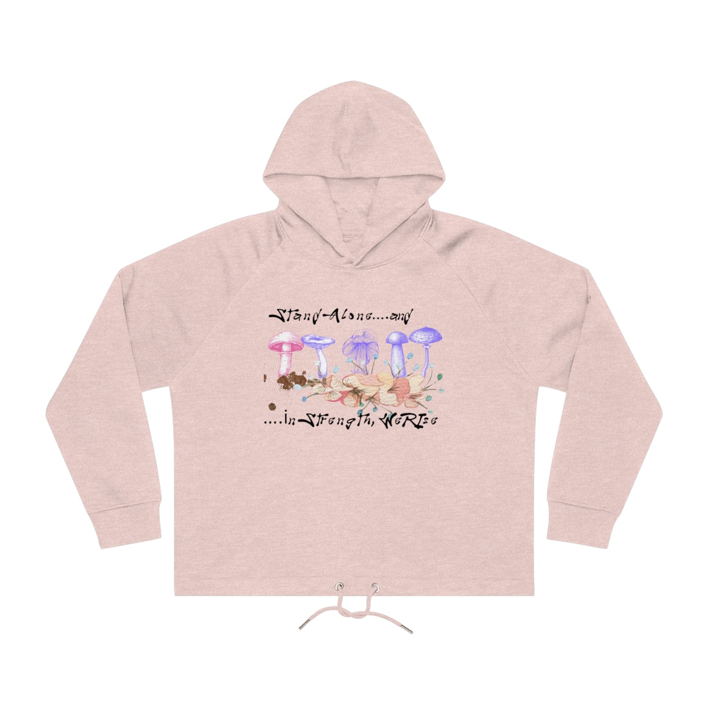 Women's Bower Cropped Hoodie Sweatshirt – N2 Series SPW WBCHESS PT2WW001_ Limited Edition Comfort & Sustainability by WesternWaves: