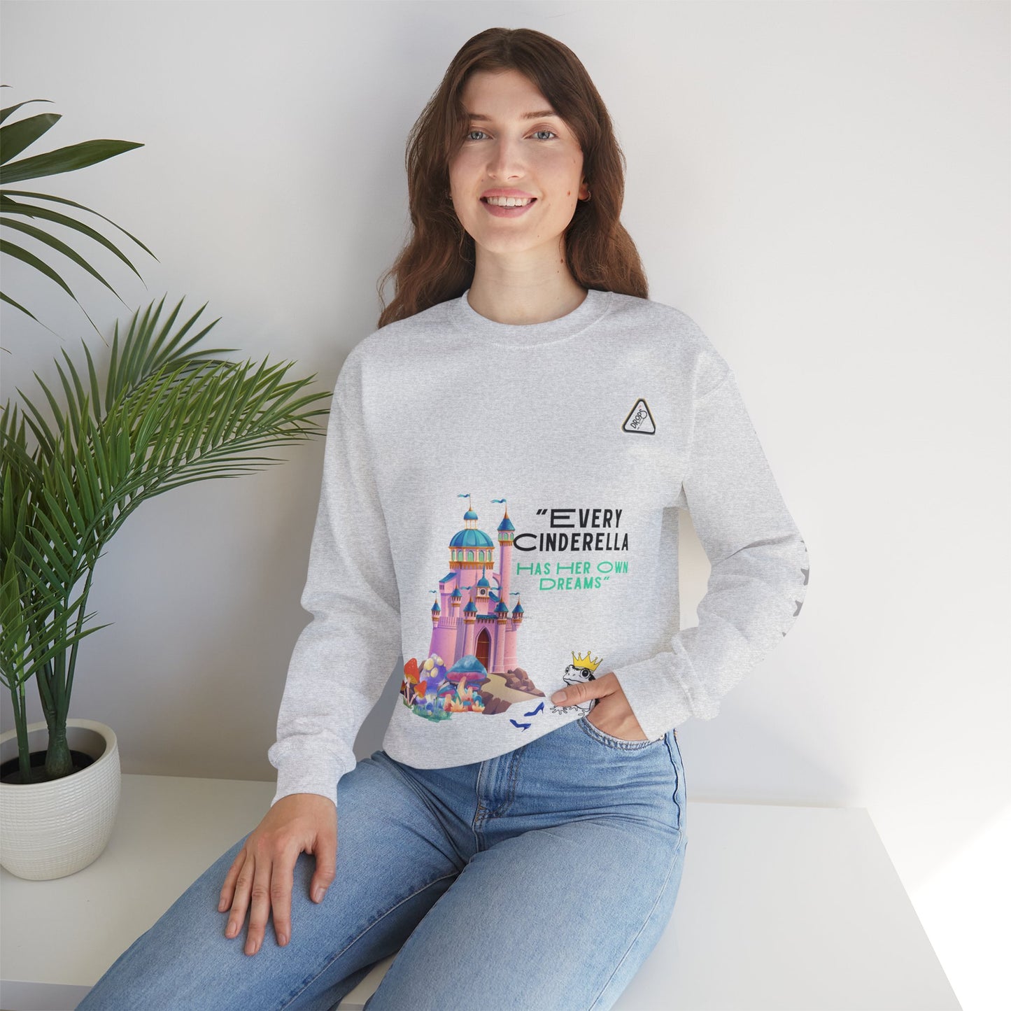 Unisex Heavy Blend™ Crewneck Sweatshirt_ N2 Series UHBCSS PT2WW007_ Limited Edition Pure Luxury  By WesternWaves: