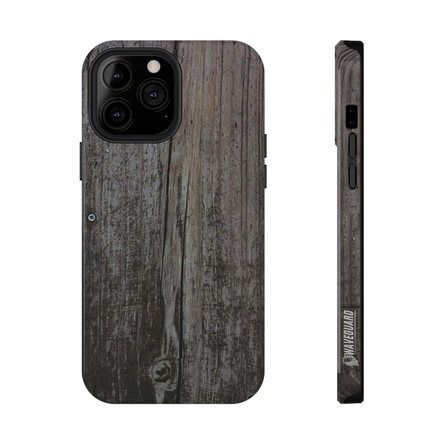 Impact-Resistant Tough Cases_ iPhone Case_ Series N8+ TCPCASE PT2WW006_ Limited Edition  Wooden Grain Phone Case for iPhones by WesternWaves: