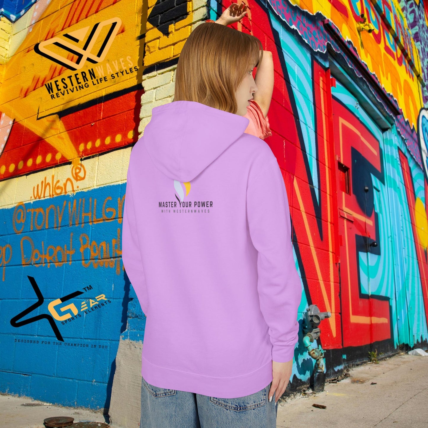 Unisex Lightweight Hooded Sweatshirt – N2 Series SPW USLWHSS PT2WW007_ Limited Edition Crafted Comfort by WesternWaves: