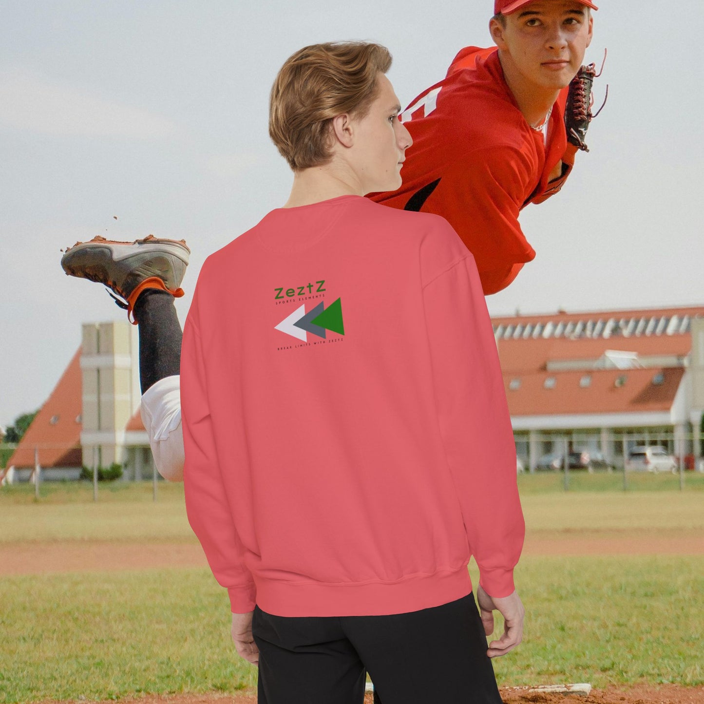 Unisex Garment-Dyed Sweatshirt_ N2 Series SPW USGDSS PT2WW002_ Limited Edition Masterpiece of ‘ZeztZ’ Sports Brand _ Luxury & Casual Comfort by WesternWaves: