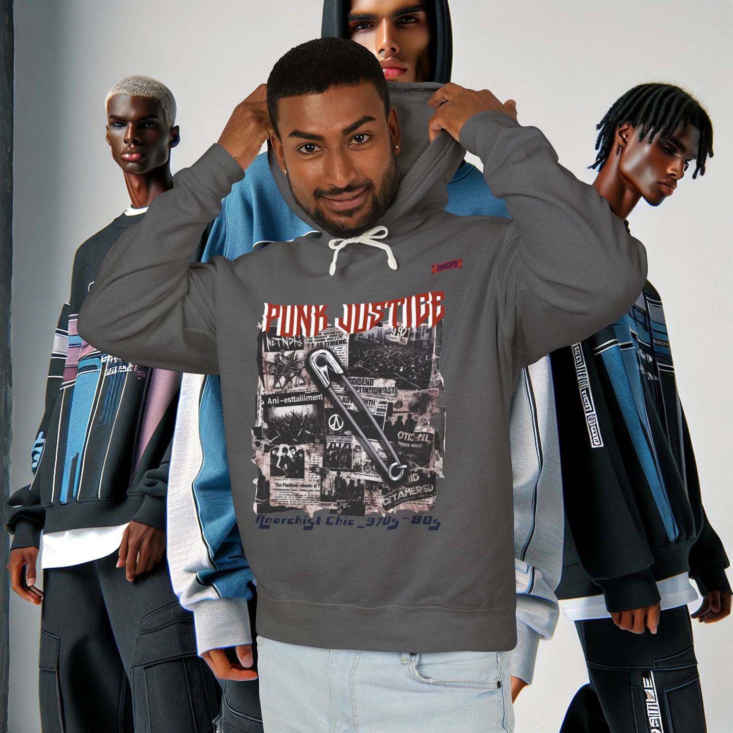Punk Justice Unisex Lightweight Hoodie_ 01 Sep 2025_ Retro Punk Sweatshirt, 80s Inspired Hooded Sweatshirt, Streetwear Fashion Hoodie, Casual [...]