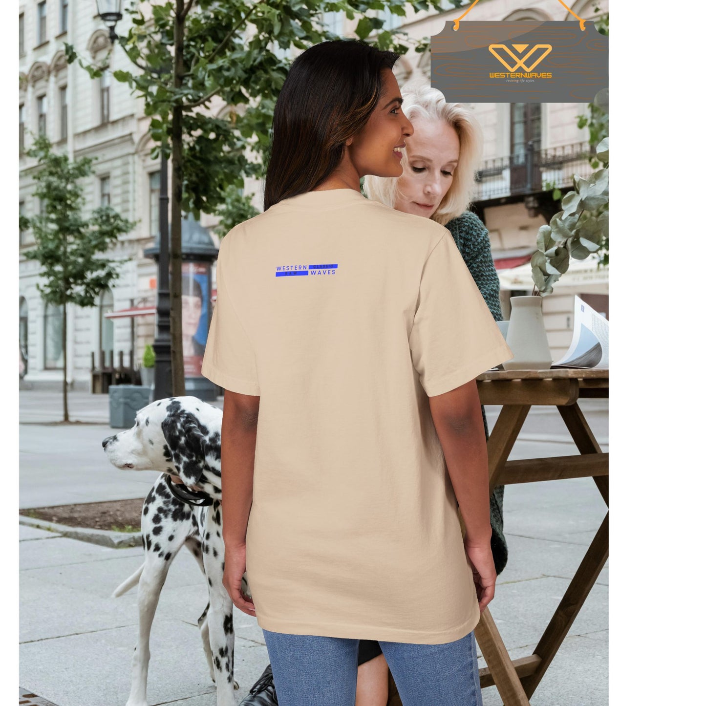 Unisex Garment-Dyed T-shirt_ N3+ Series USGDTS PT2WW005_ Comfort Colors 1717_ Limited Edition Fusion of Style by WesternWaves: