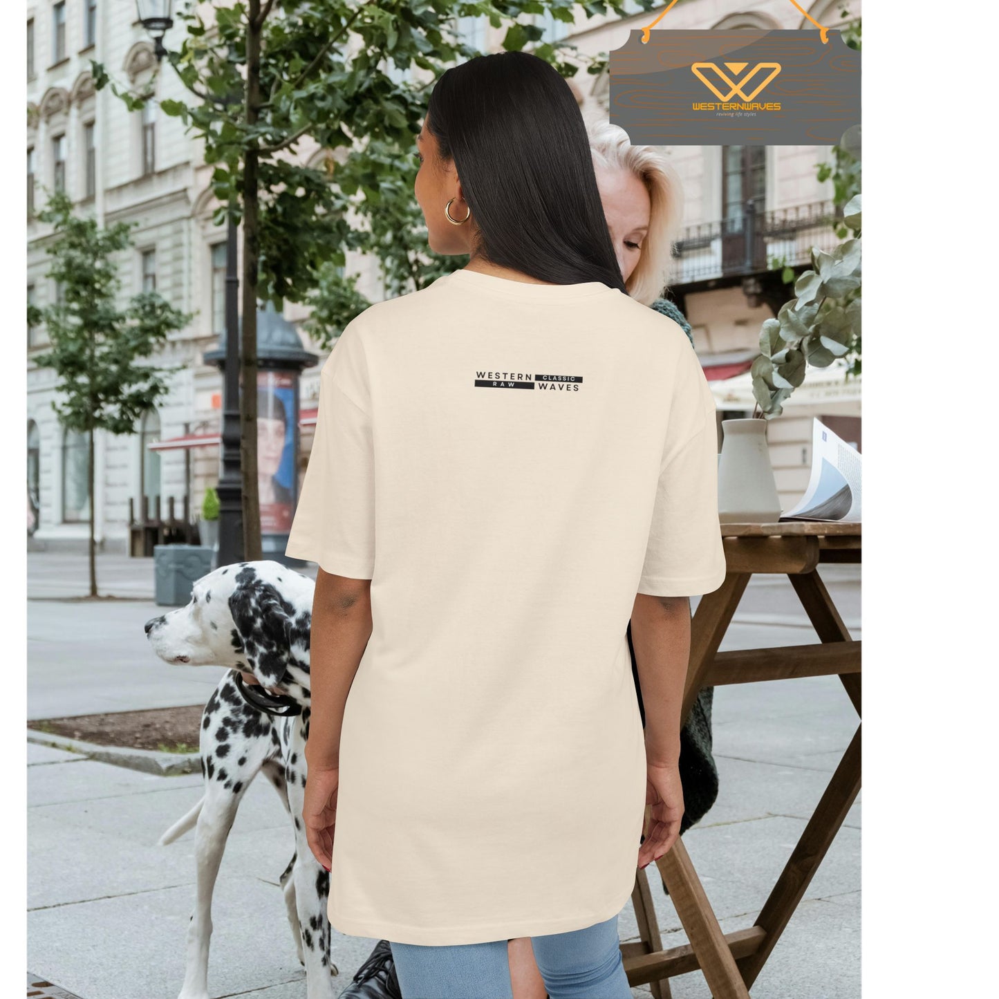 Unisex Oversized Tee_ N6+ Series USOSTEE PT2WW005_ Limited Edition by WesternWaves