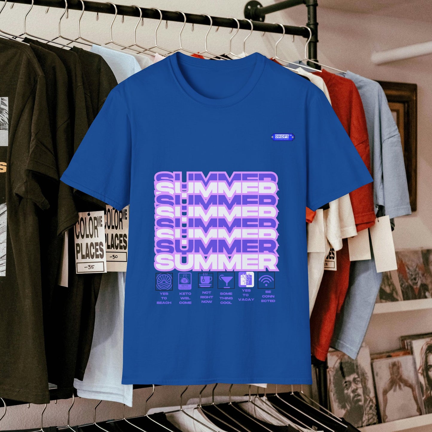 Unisex Softstyle T-Shirt_ N2* Series SPW USSTS FT2WW010_ Redefine Relaxation Limited Edition by WesternWaves: