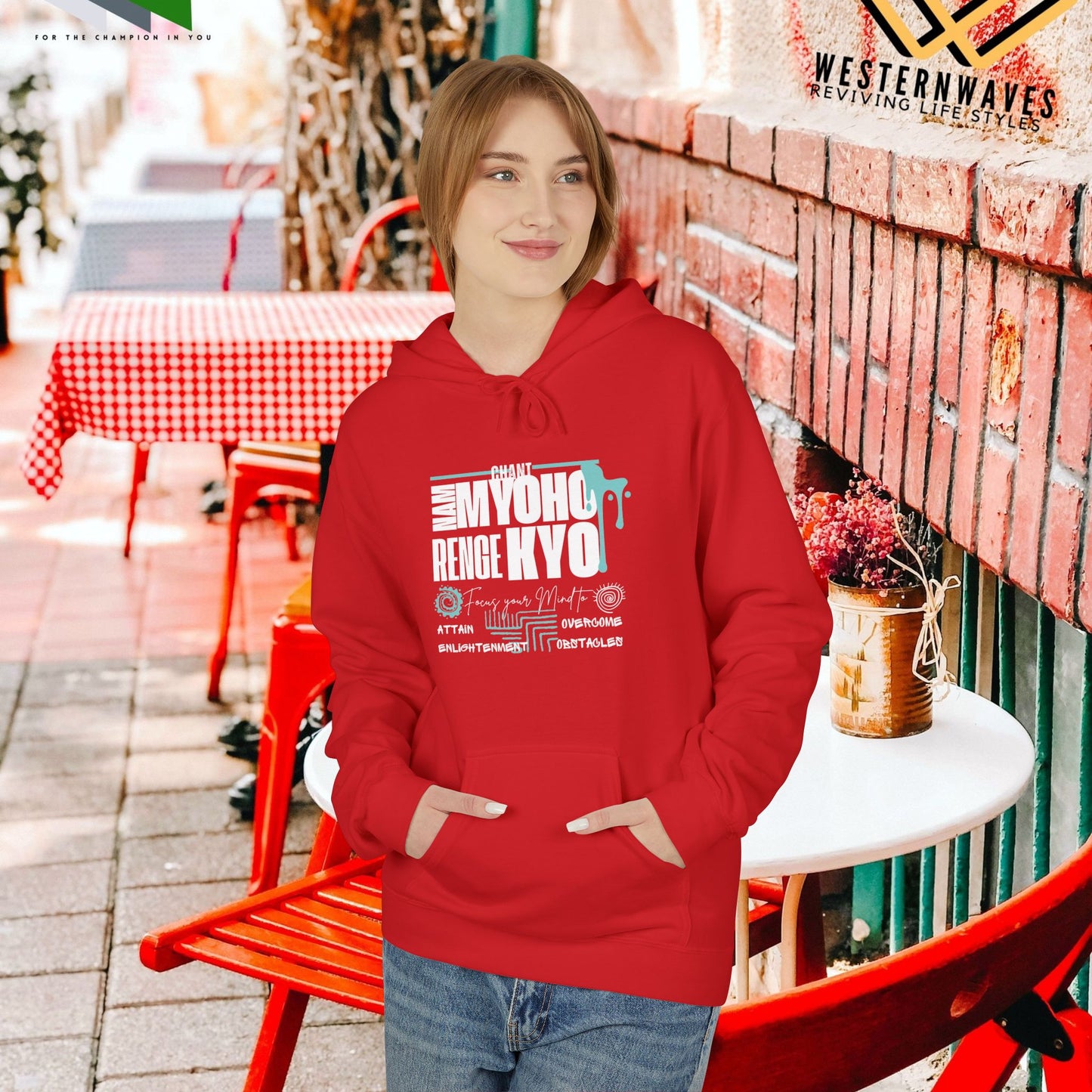 Unisex Midweight Softstyle Fleece Hoodie_ N2 Series SPW USMWSSFH PT2WW004_Limited Edition Luxuriously Soft 100% Cotton Face by WesternWaves: