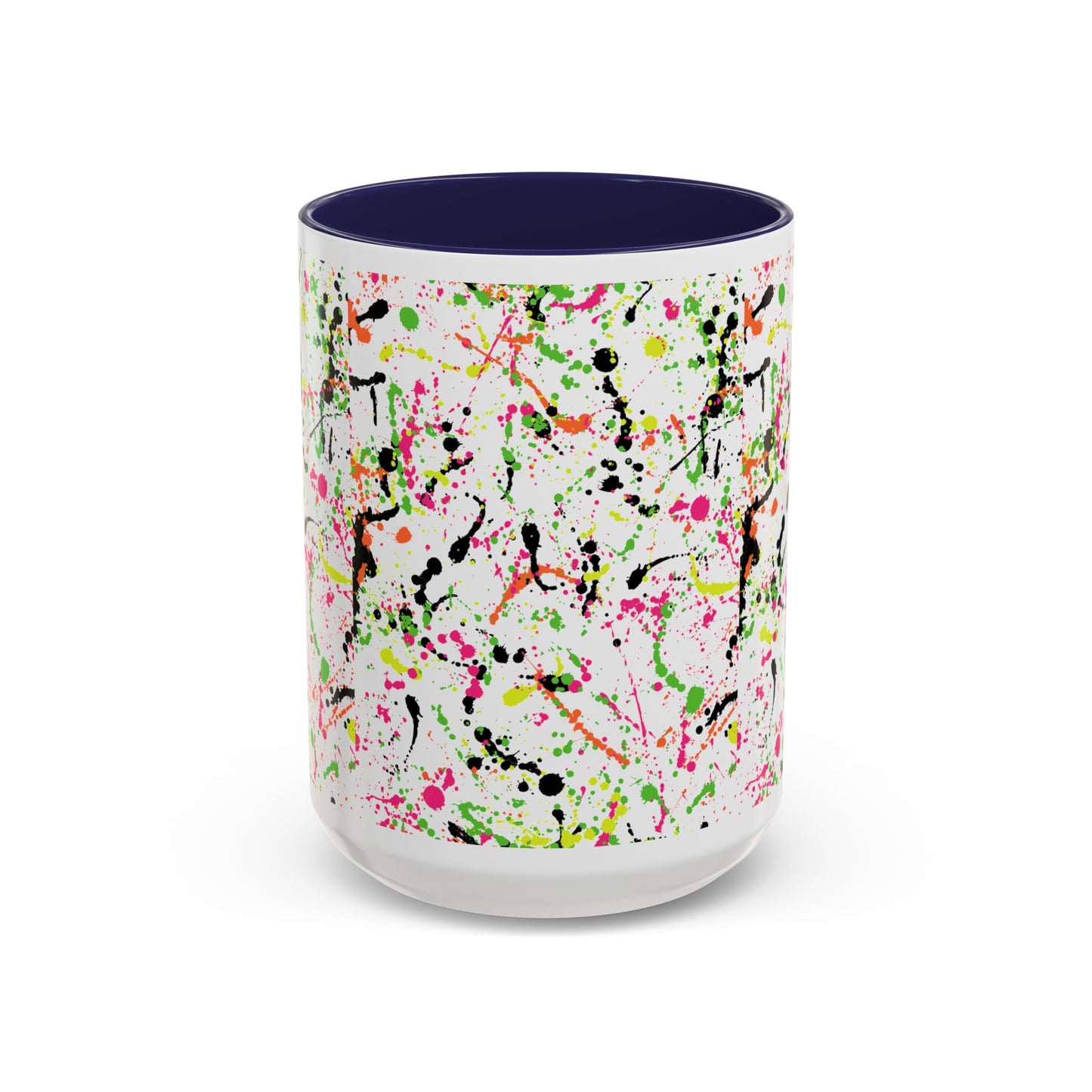 Accent Coffee Mug 11, 15oz_ N2 Series SPW ACM11OZ PT2WW0002_ Vibrant Limited Edition Design by WesternWawes: