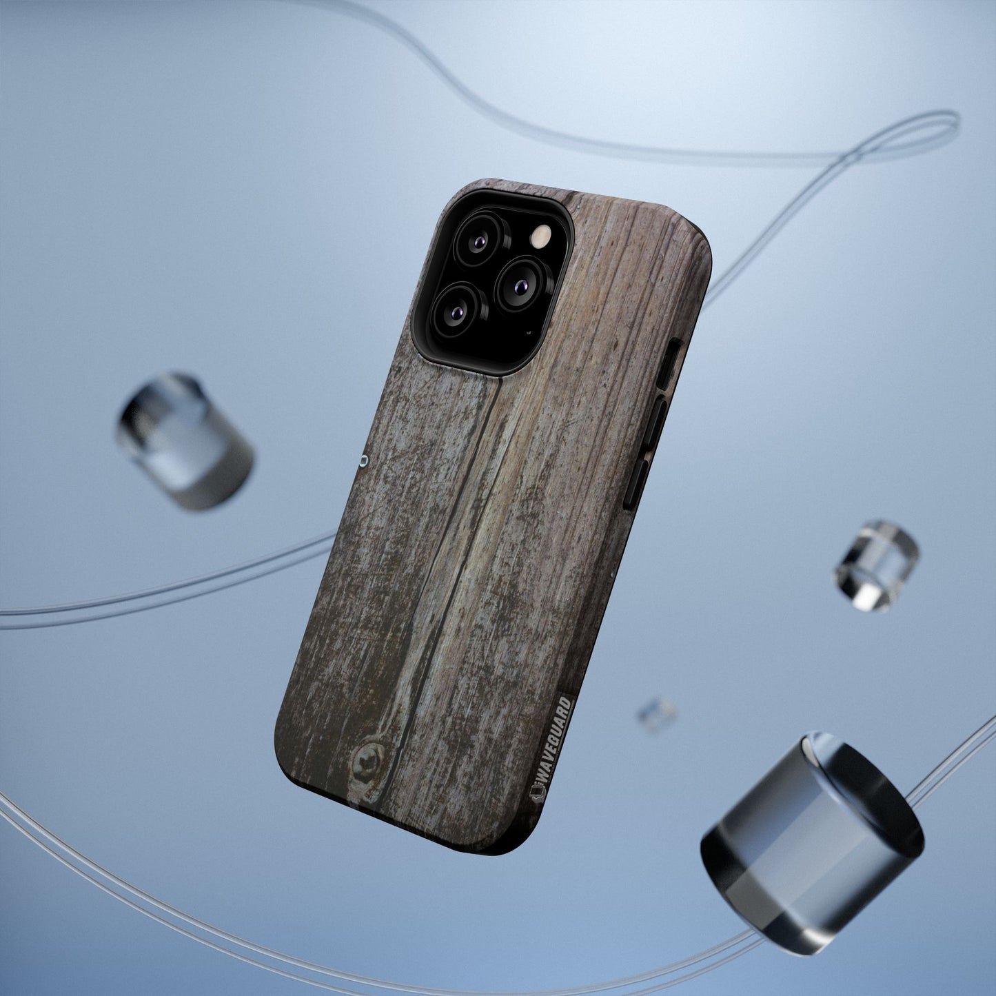 Impact-Resistant Tough Cases_ iPhone Case_ Series N8+ TCPCASE PT2WW006_ Limited Edition  Wooden Grain Phone Case for iPhones by WesternWaves: