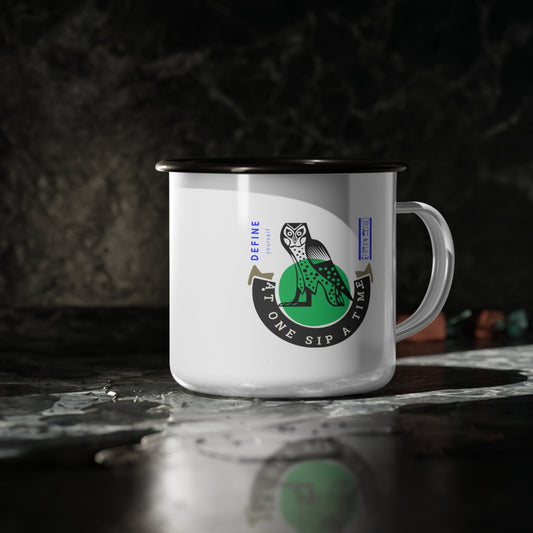 Enamel Camp Cup -  N Series SPW ECC PT2WW007_ Wilderness Wanderer Limited Edition by WesternWaves