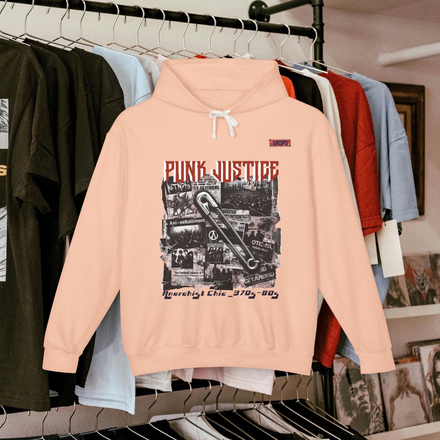 Punk Justice Unisex Lightweight Hoodie_ 01 Sep 2025_ Retro Punk Sweatshirt, 80s Inspired Hooded Sweatshirt, Streetwear Fashion Hoodie, Casual [...]