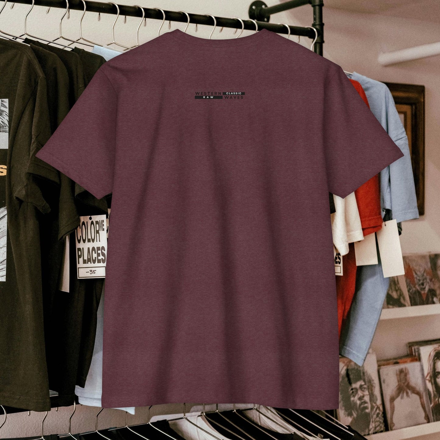 Unisex CVC Jersey T-shirt_ N7+ Series USCVCJTS PT2WW001_ Limited Edition Timeless Style for Car Lovers by WesternWaves: