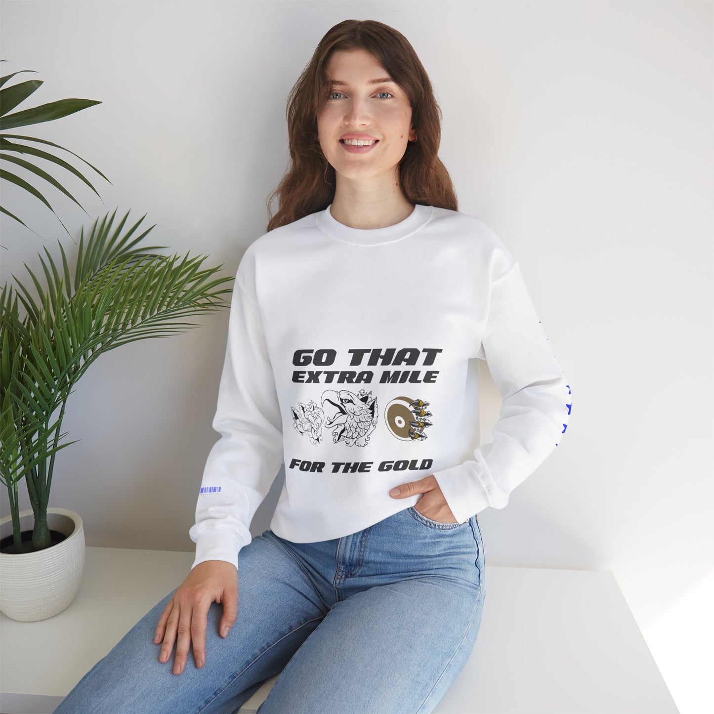 Unisex Heavy Blend™ Crewneck Sweatshirt_ N2 Sports Series SPW UHBCSS PT2WW005_ Limited Edition ‘Zeztz’ Brand Sports Elements by WesternWaves: