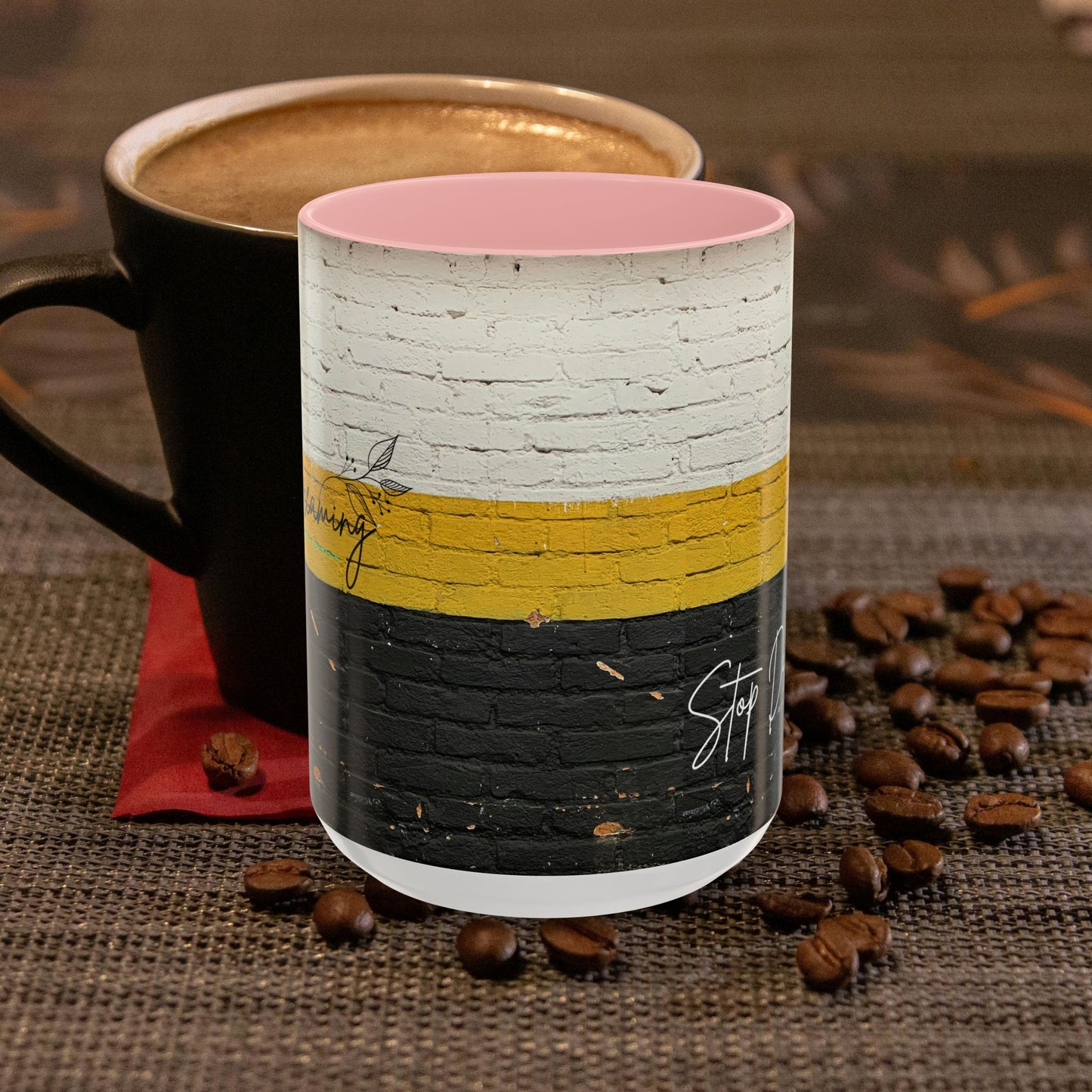 Accent Coffee Mug 11, 15oz_ N2 Series SPW ACM11OZ PT2WW012_ Limited Edition Perfect Blend of Style by WesternWaves: