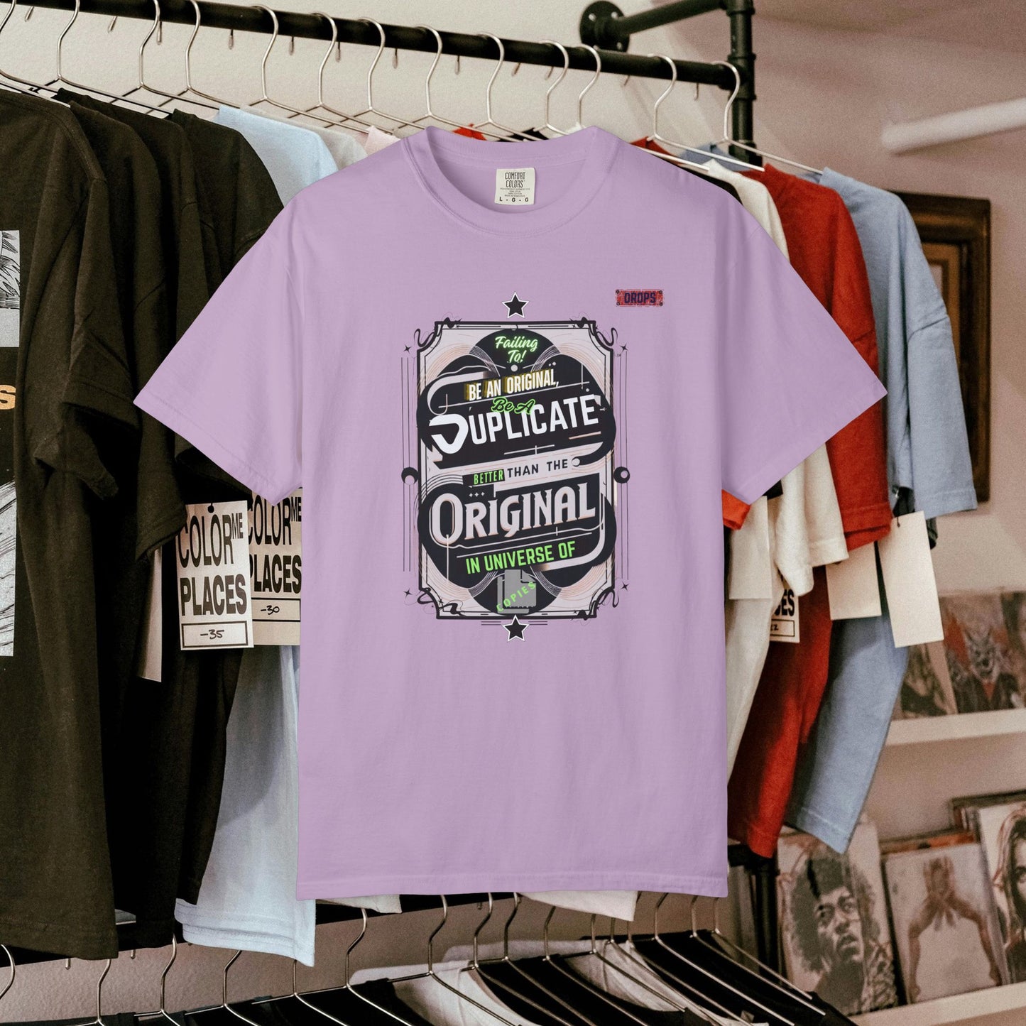 unisex garment-dyed t-shirt_ 09 July 2025_ Limited Edition Everyday Casual Wear by WesternWaves: