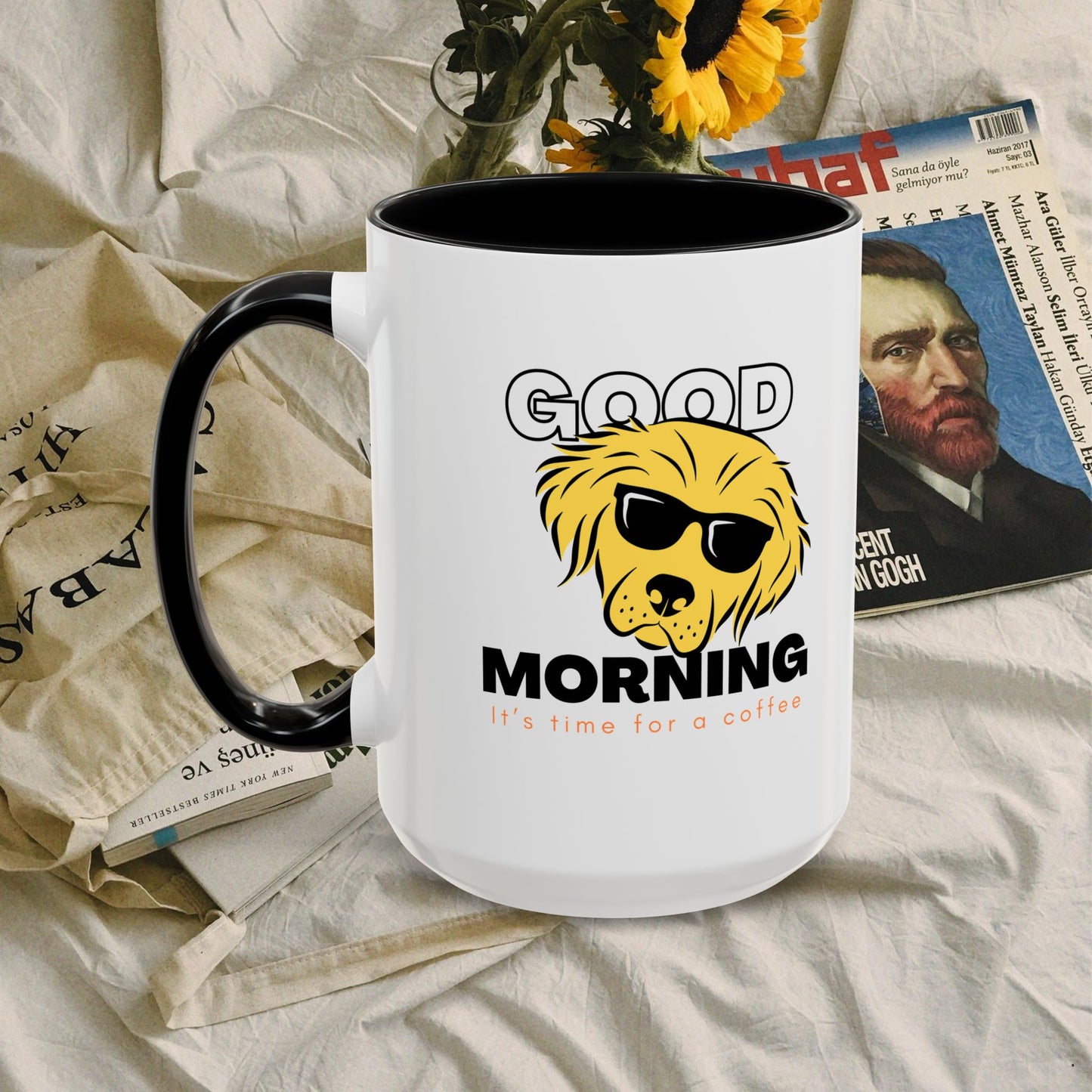 Accent Coffee Mug (11, 15oz)_ N+ Series ACMUG PT2WW012_ Limited Edition Mug by WesternWaves