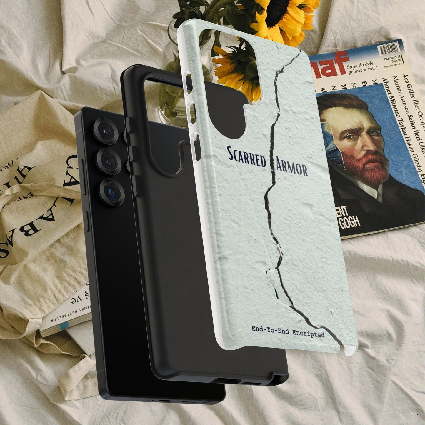 Tough Cases_ Samsung Galaxy Phone Case_ Series N8+ TCPCASE PT2WW003_ Limited Edition  Scarred Armor Design Samsung Galaxy Phone Cases by WesternWaves: