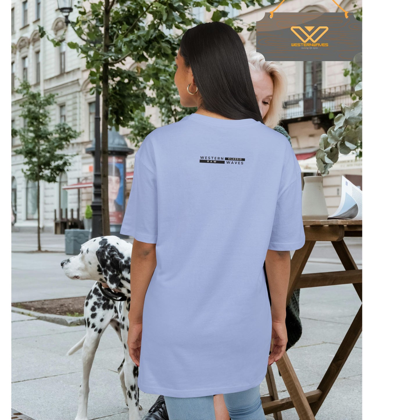 Unisex Oversized Tee_ N6+ Series USOSTEE PT2WW005_ Limited Edition by WesternWaves