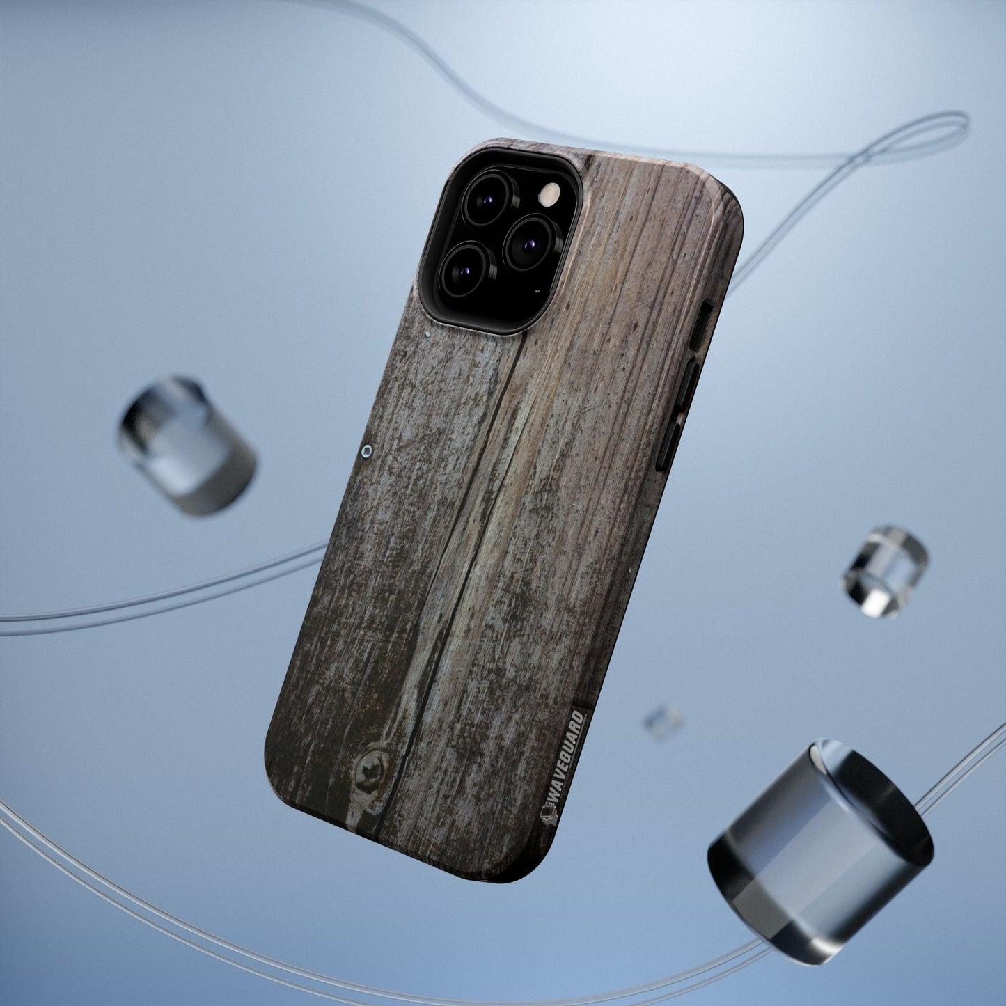 Impact-Resistant Tough Cases_ iPhone Case_ Series N8+ TCPCASE PT2WW006_ Limited Edition  Wooden Grain Phone Case for iPhones by WesternWaves: